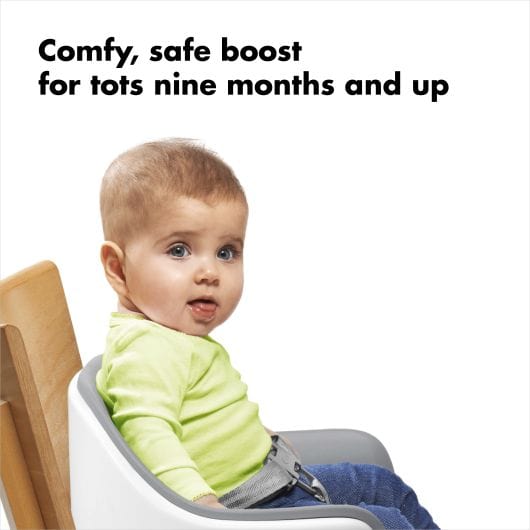 OXO Tot Nest Booster Seat with Adjustable Straps - Portable High Chair for Toddlers - Perfect for Dining, Travel & Outdoor Use