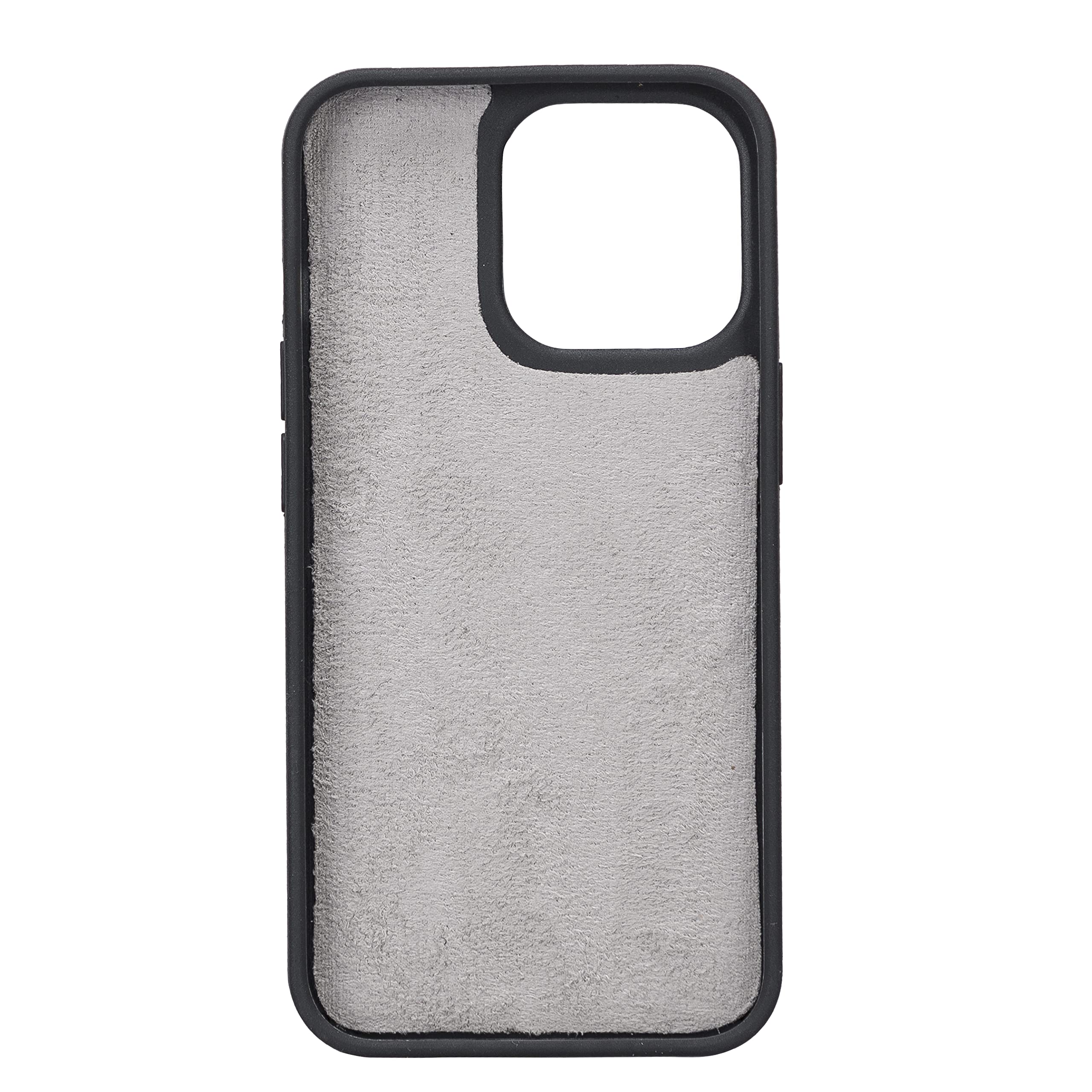Bayelon iPhone 13 Pro Case - Premium Full Grain Leather Trifold Wallet Cover with Magnetic Detachable Phone Holder, Card Slots & Kickstand | Magsafe Compatible Protective Case for iPhone 13 Pro (Smoked Black) - Perfect for Business Travel, Daily Commute & Hands-Free Viewing