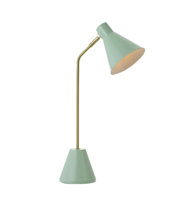 Ambia Modern LED Table Lamp - Energy Efficient Green Desk Light for Home Office, Bedroom & Living Room Decor