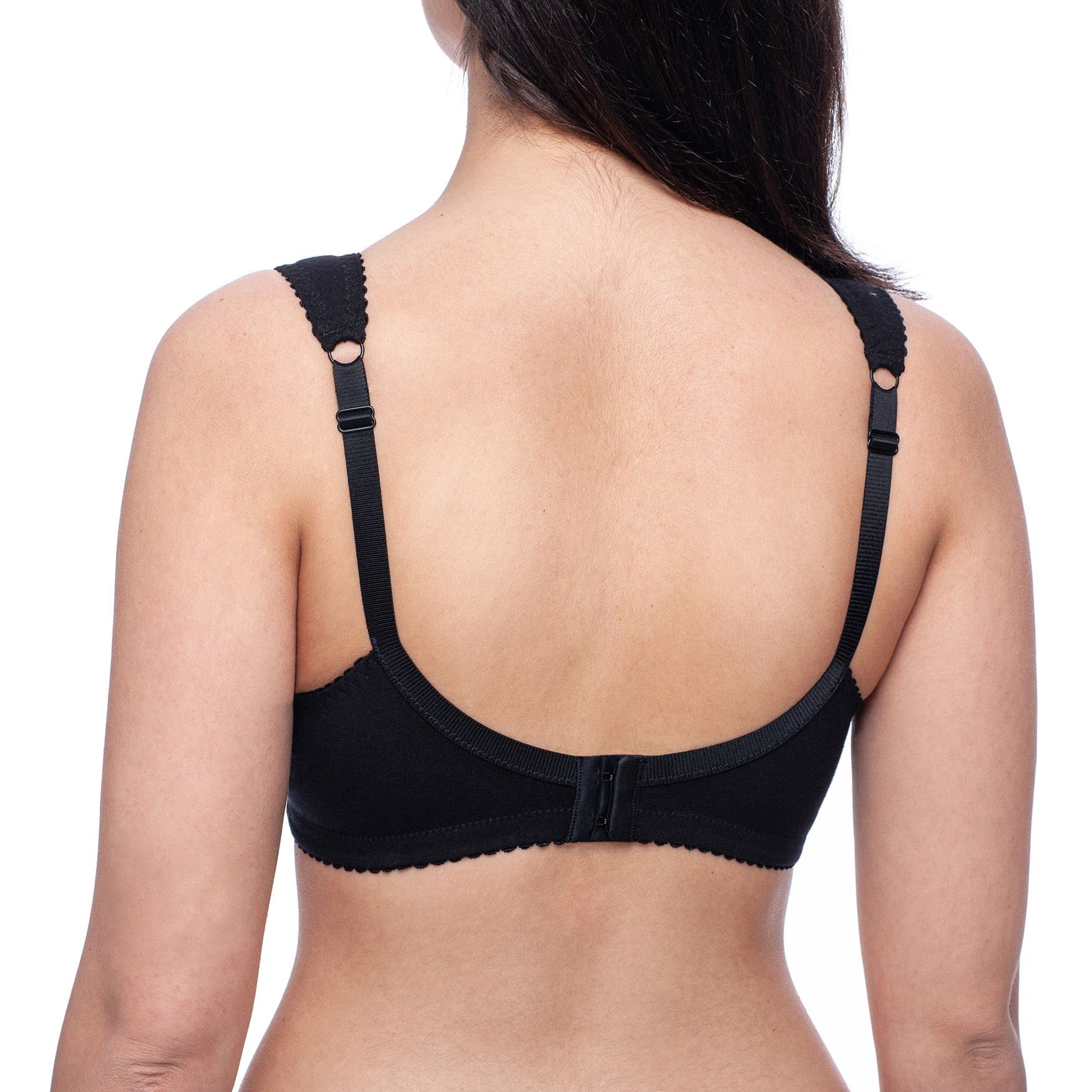 Frugue Women's Wireless Comfort Sleep Bra - Soft Cotton Support for Sleeping, Lounging & Yoga | Seamless Underwire-Free Comfort Bra for Nightwear and Relaxation