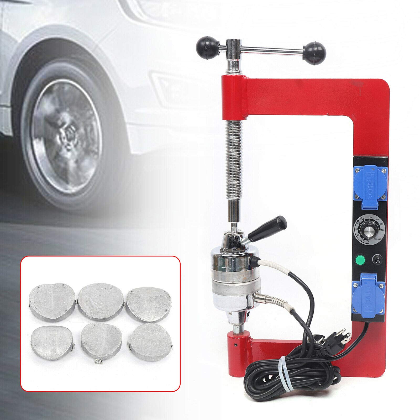 110V Auto Vacuum Tire Repair Vulcanizing Machine - Professional Tire Puncture Repair Kit for Cars, Trucks & Motorcycles - Perfect for Roadside Emergencies & Garage Use