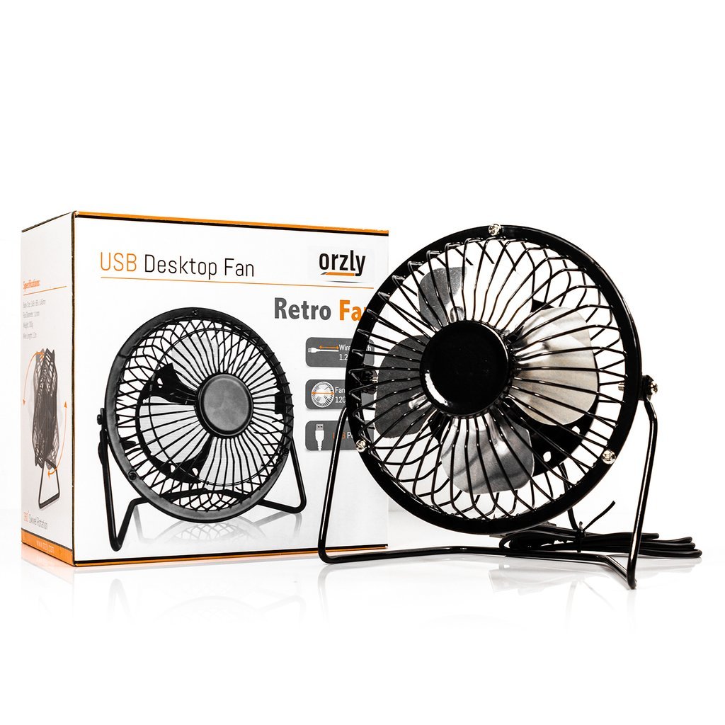 Orzly Retro USB Desk Fan - 4