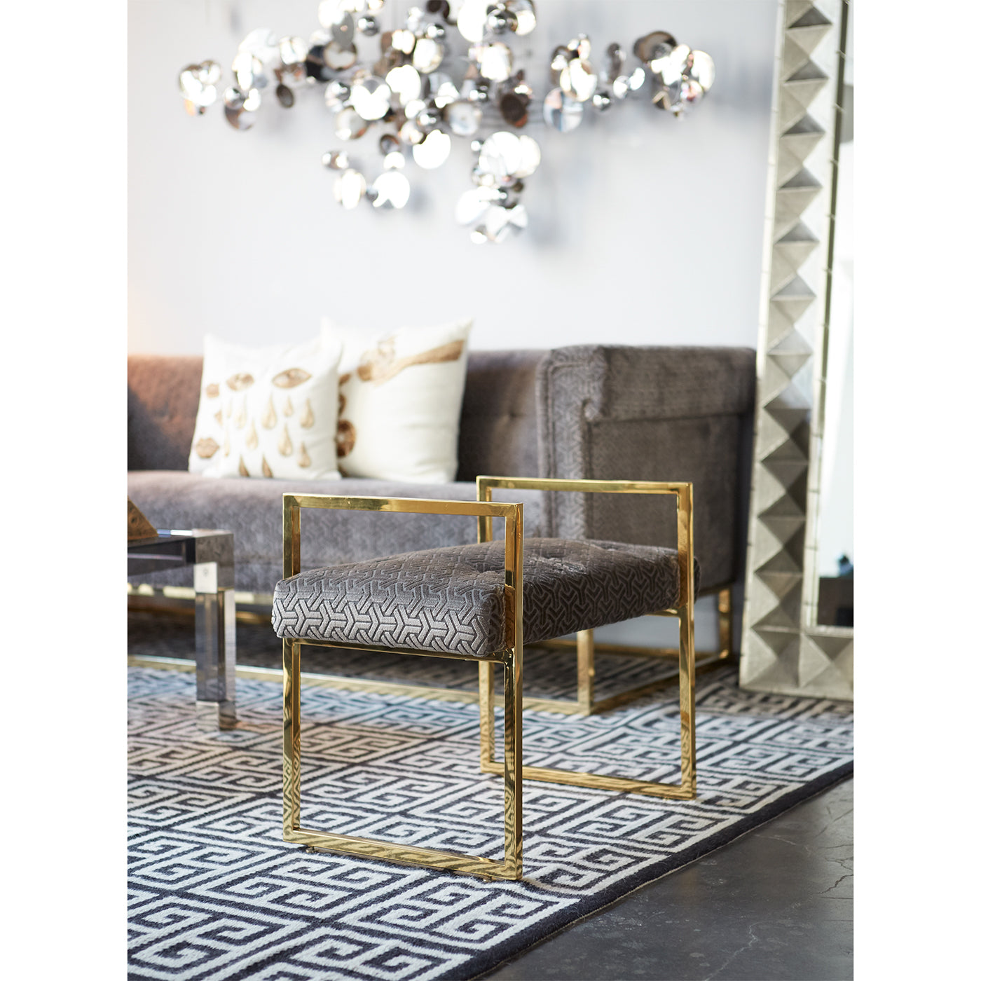 Greek Key Flatweave Rug - Classic Geometric Design Area Rug for Living Room, Bedroom, Dining Room - Non-Slip Durable Jute Cotton Blend - Perfect for Home Decor, Office & High Traffic Areas