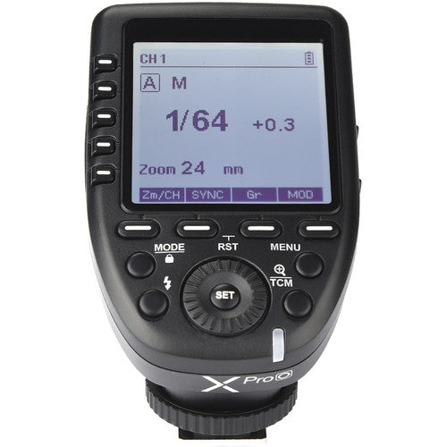 Godox XProO TTL Wireless Flash Trigger for Olympus & Panasonic Cameras - Perfect for Studio, Portrait, and Event Photography