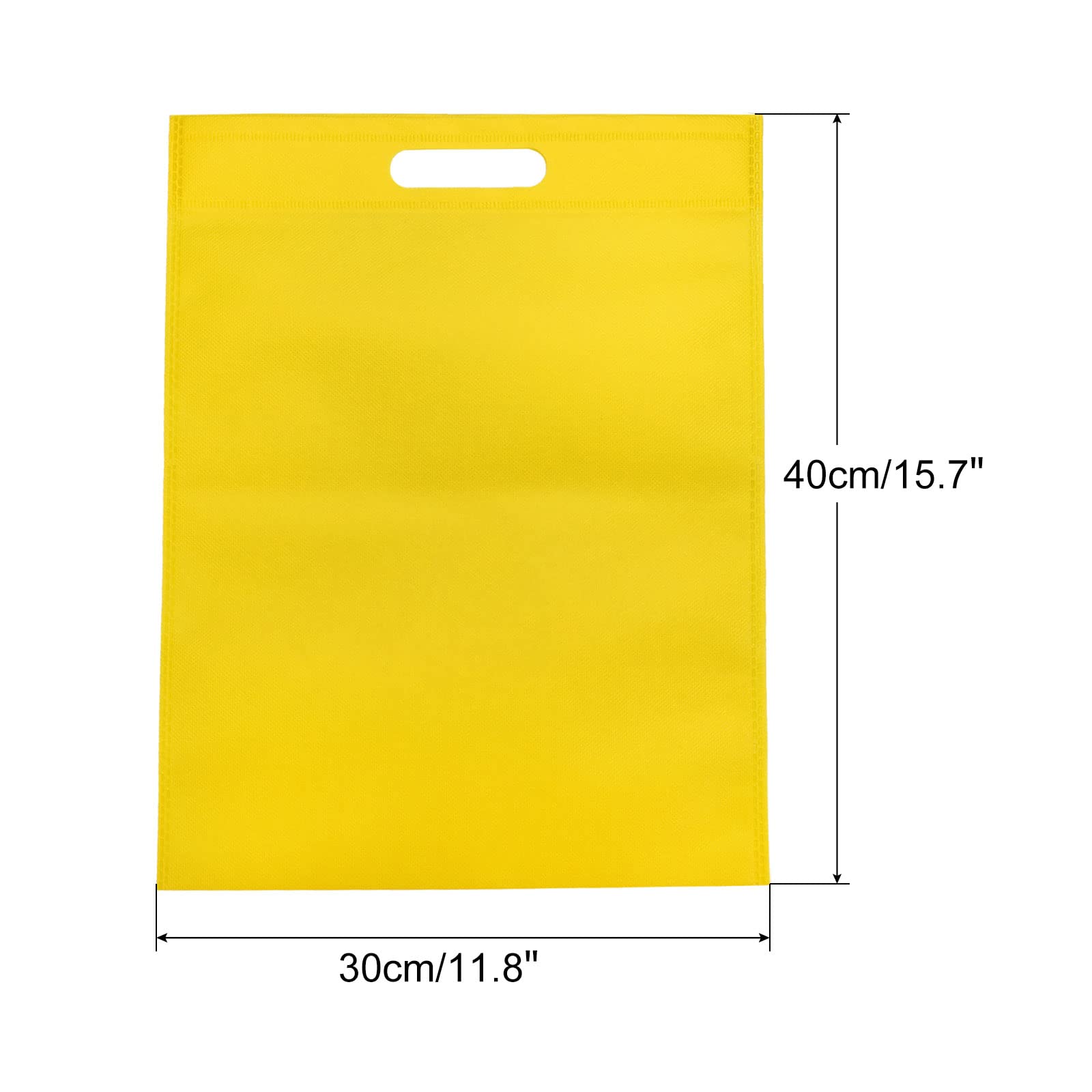 **Eco-Friendly Nonwoven Reusable Tote Bags with Handles - Perfect for Shopping, Weddings, Parties & Groceries - PATIKIL**