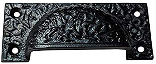 Vintage Antique Cast Iron Drawer Pulls - Elnaam Collection by Adonai Hardware | Rustic Cabinet Handles for Kitchen, Bathroom & Furniture Restoration