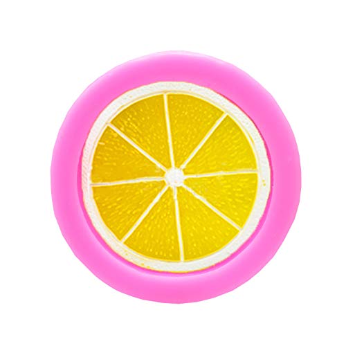 2Pcs Lemon & Orange Slice Silicone Molds for DIY Candy, Chocolate, Soap, Resin Crafts - Perfect for Cake Decorating, Ice Cubes, Fondant, Cupcake Toppers & Birthday Party Desserts