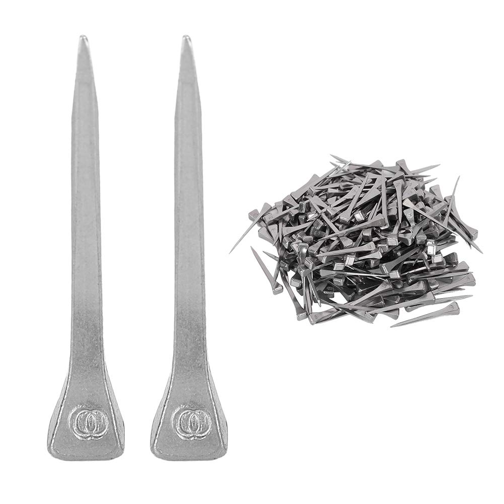 250Pcs Horseshoe Nails for Equestrian Sports - Durable Horse Shoeing Supplies & Farrier Tools - Perfect for Horse Care, Stable Maintenance and Professional Blacksmithing