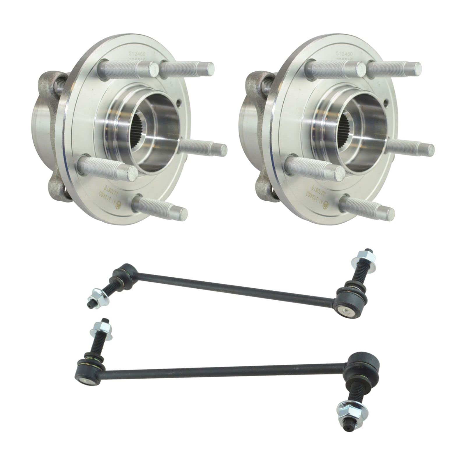 Ford Explorer Front Wheel Hub & Bearing Assembly with Sway Bar Links - Durable Replacement for Smooth Ride & Off-Road Adventures