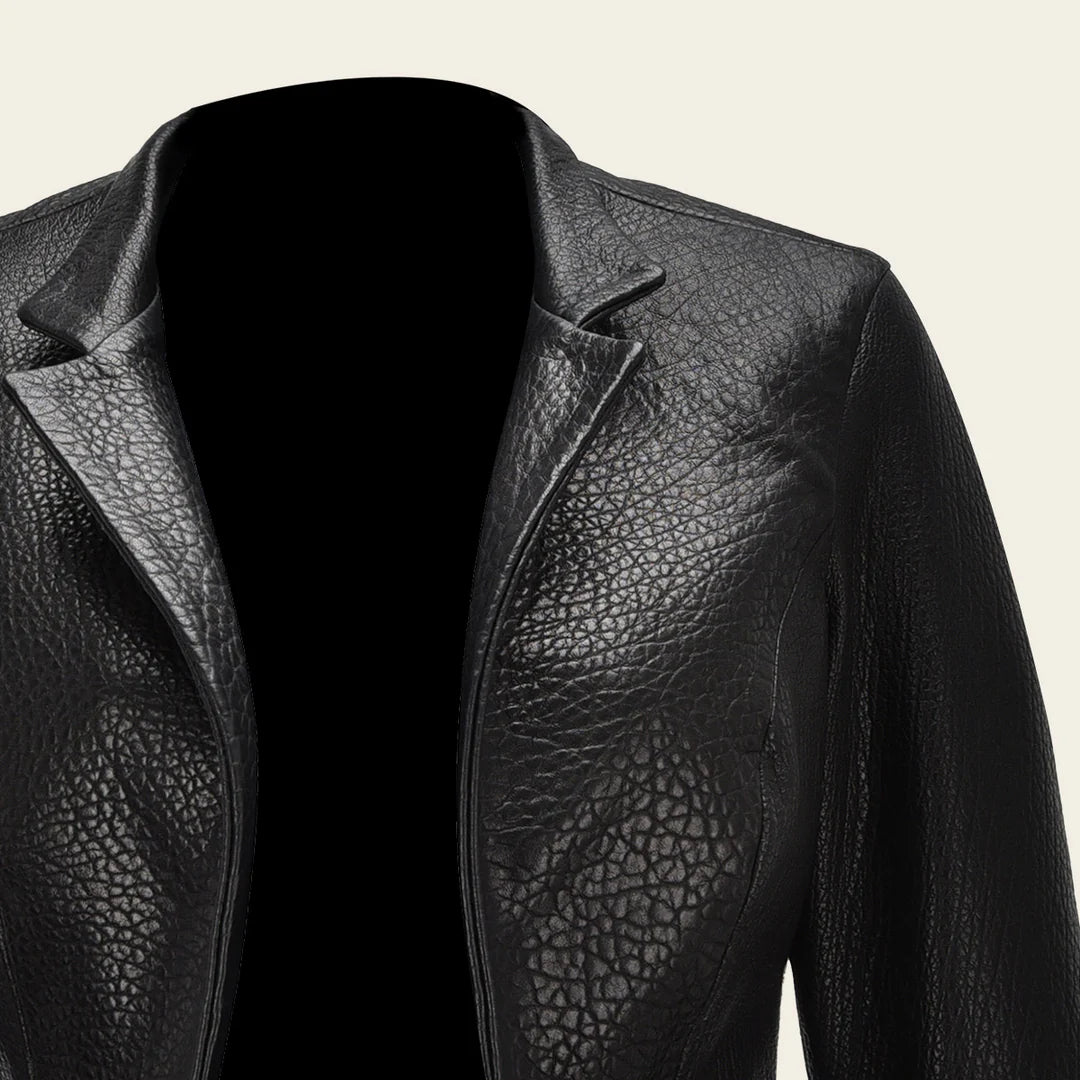 Cuadra Black Leather Jacket for Women - Stylish M280BOB Casual Fashion Dress | Perfect for Outings, Parties & Everyday Wear