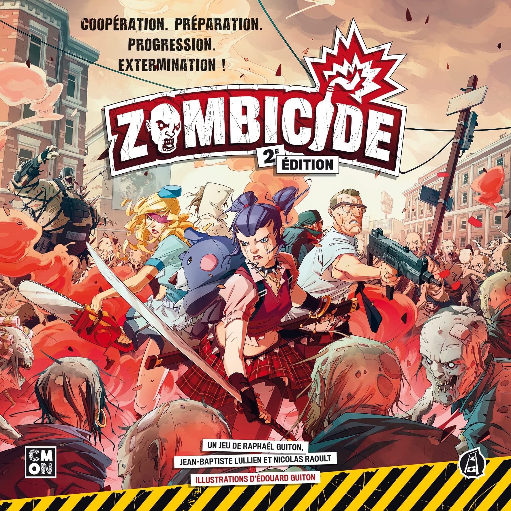 Zombicide Season 1 - 2nd Edition Board Game | Cooperative Zombie Survival Tabletop Game for Adults & Teens 14+ | 1-6 Players | 60 Min Playtime | Miniature Strategy Game | Perfect for Game Nights & Halloween Parties