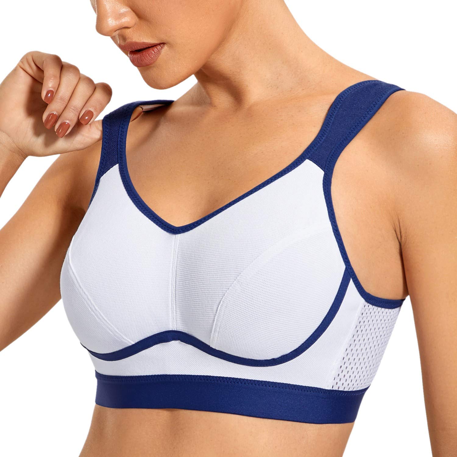 VANTONIA High Impact Sports Bras for Women - Wireless Plus Size Workout Bra with Maximum Support - Perfect for Running, Gym & High Intensity Training