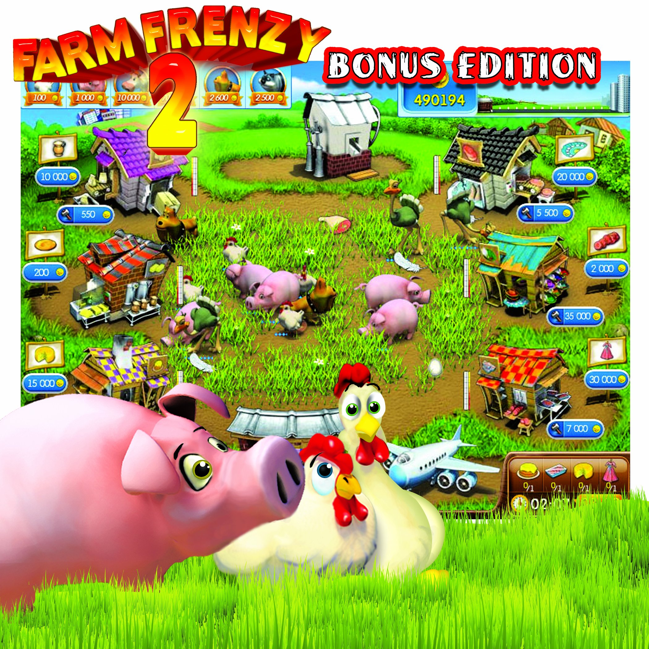 Farm Frenzy 2: Bonus Edition - 5 Exciting Barnyard Games for Family Fun and Stress Relief