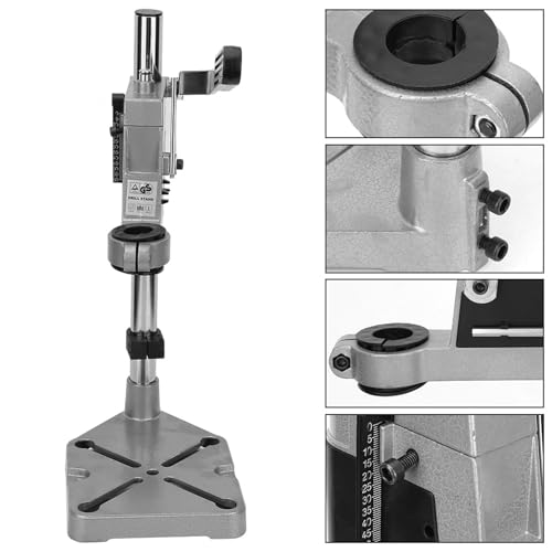 FTVOGUE Universal Bench Clamp Drill Press Stand - Heavy Duty Workbench Tool for Drilling, Woodworking & Metalworking | Perfect for DIY Projects, Home Workshop & Professional Use