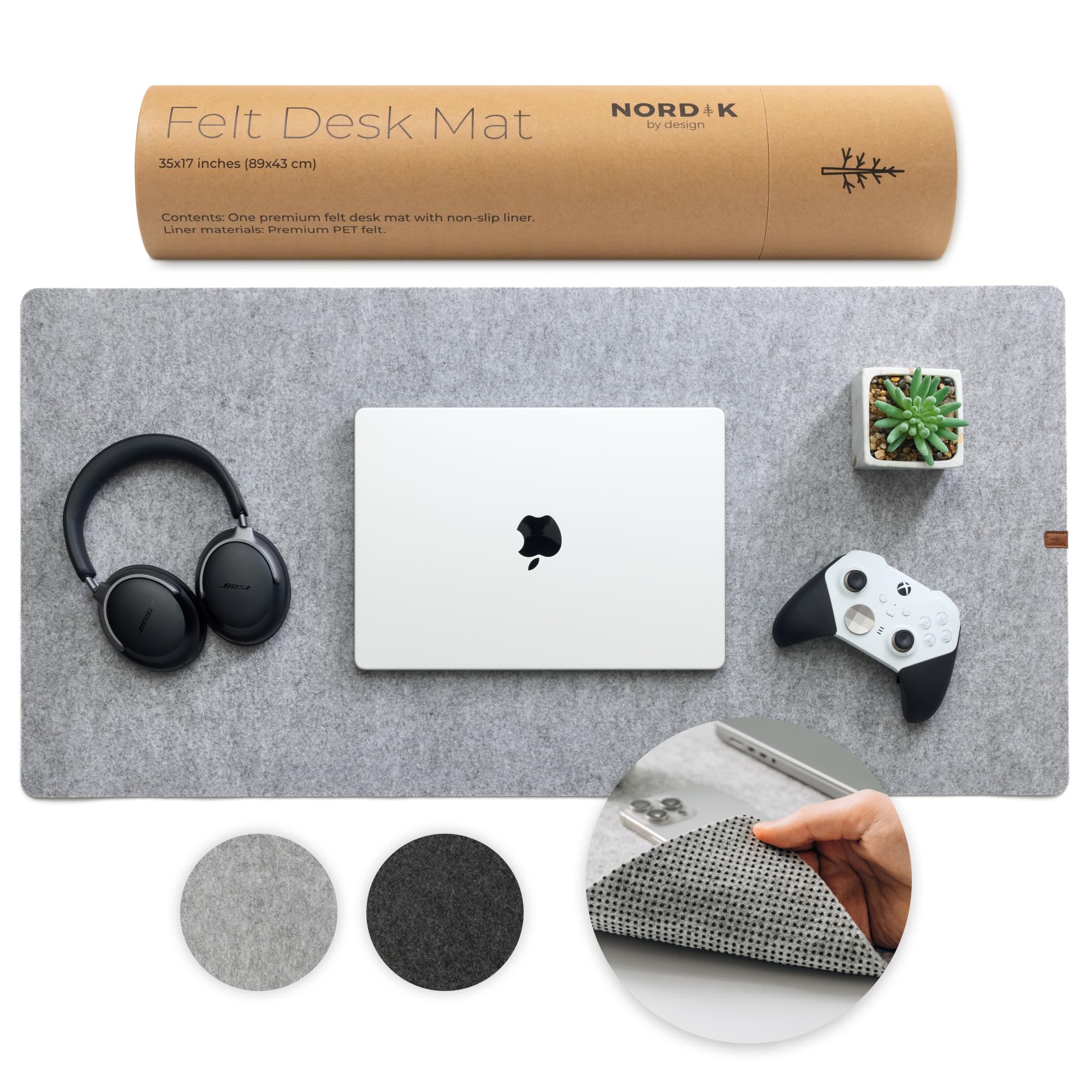 Nordik Large Felt Desk Mat - 35