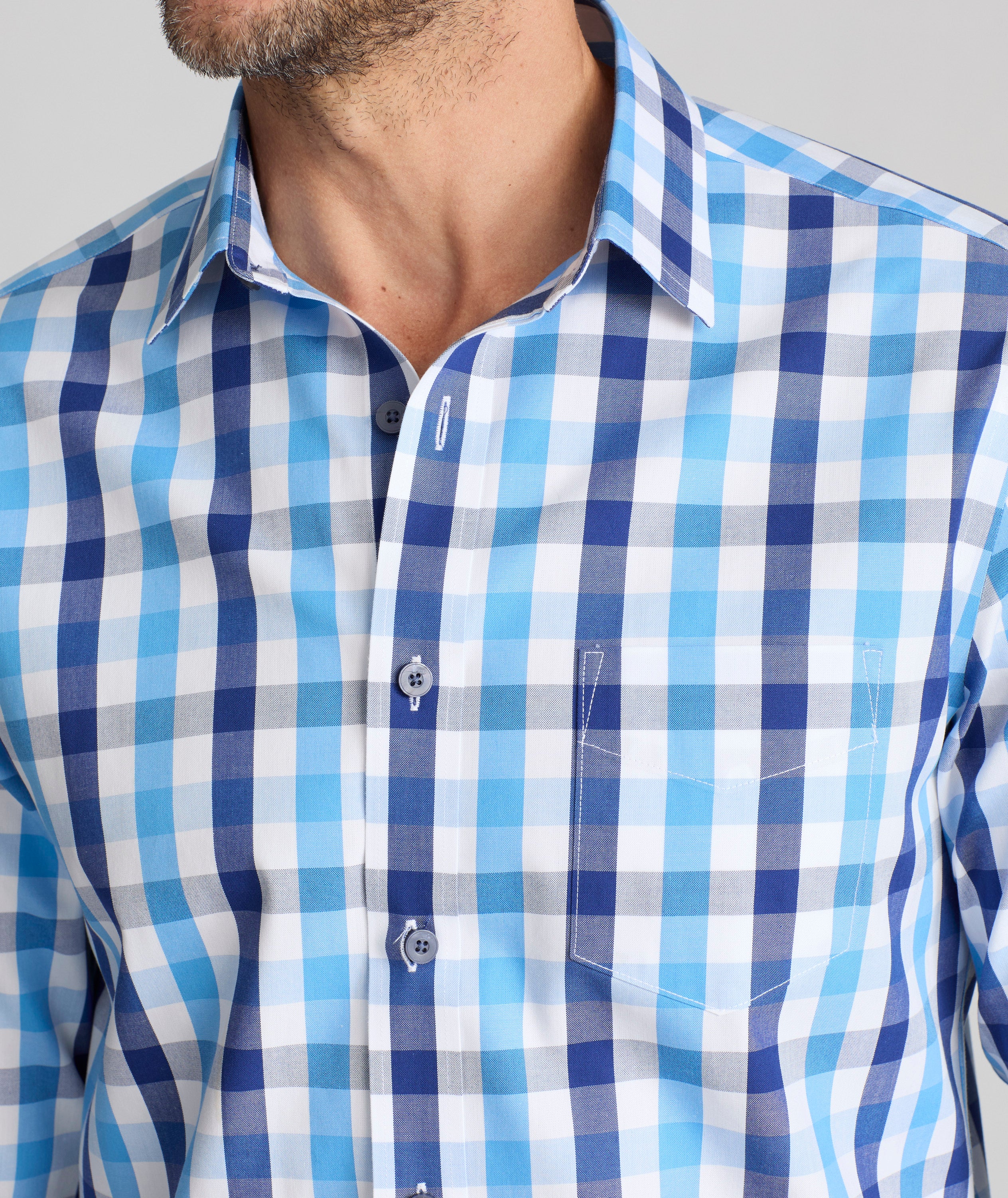 Premium Wrinkle-Free Hudson Shirt for Men - Comfortable & Stylish Casual Button Down Shirt for Work, Office, and Everyday Wear