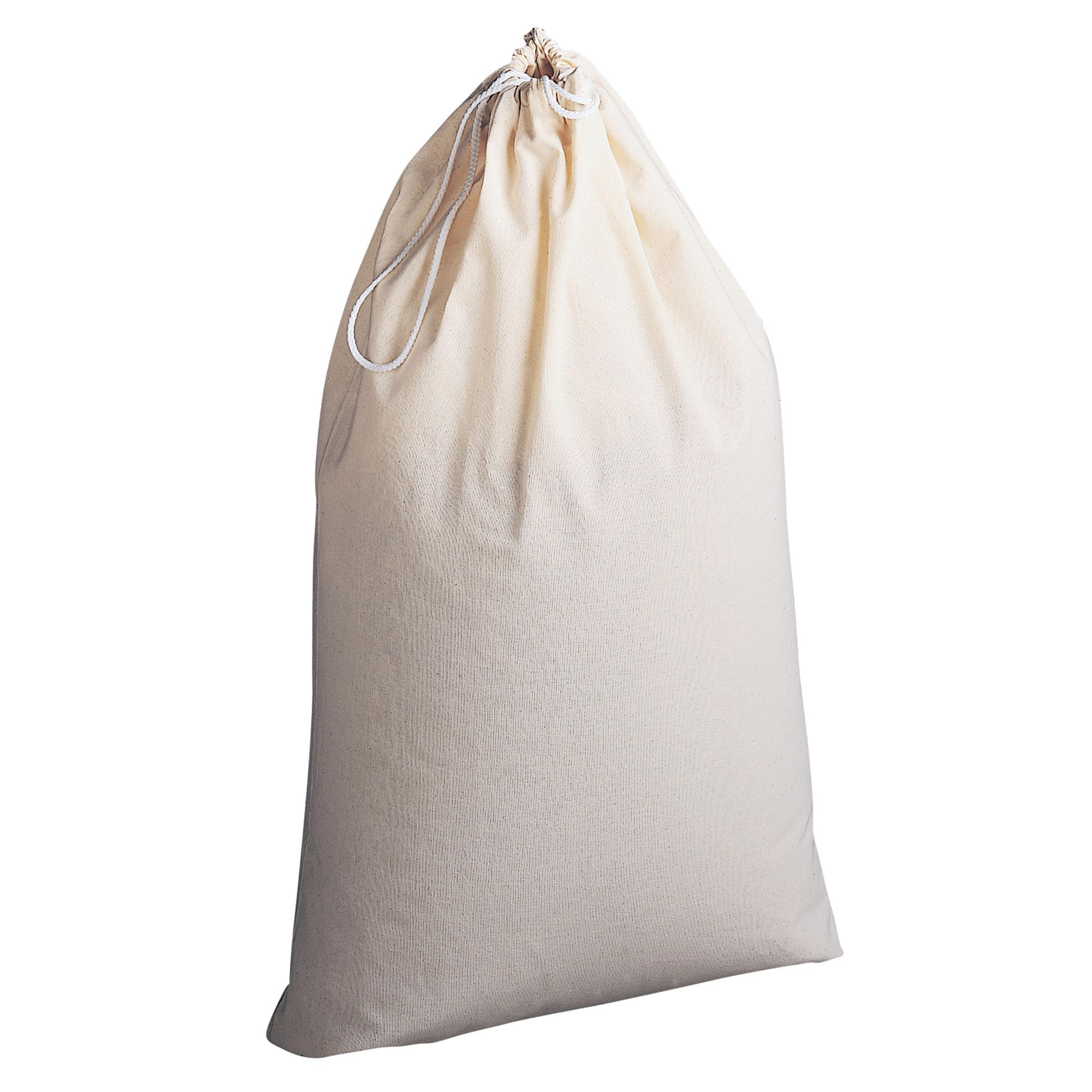 Extra Large 120L Natural Cotton Laundry Bag for College Dorm, Travel & Home Use - Breathable Beige Hamper for Clothes Storage & Organization