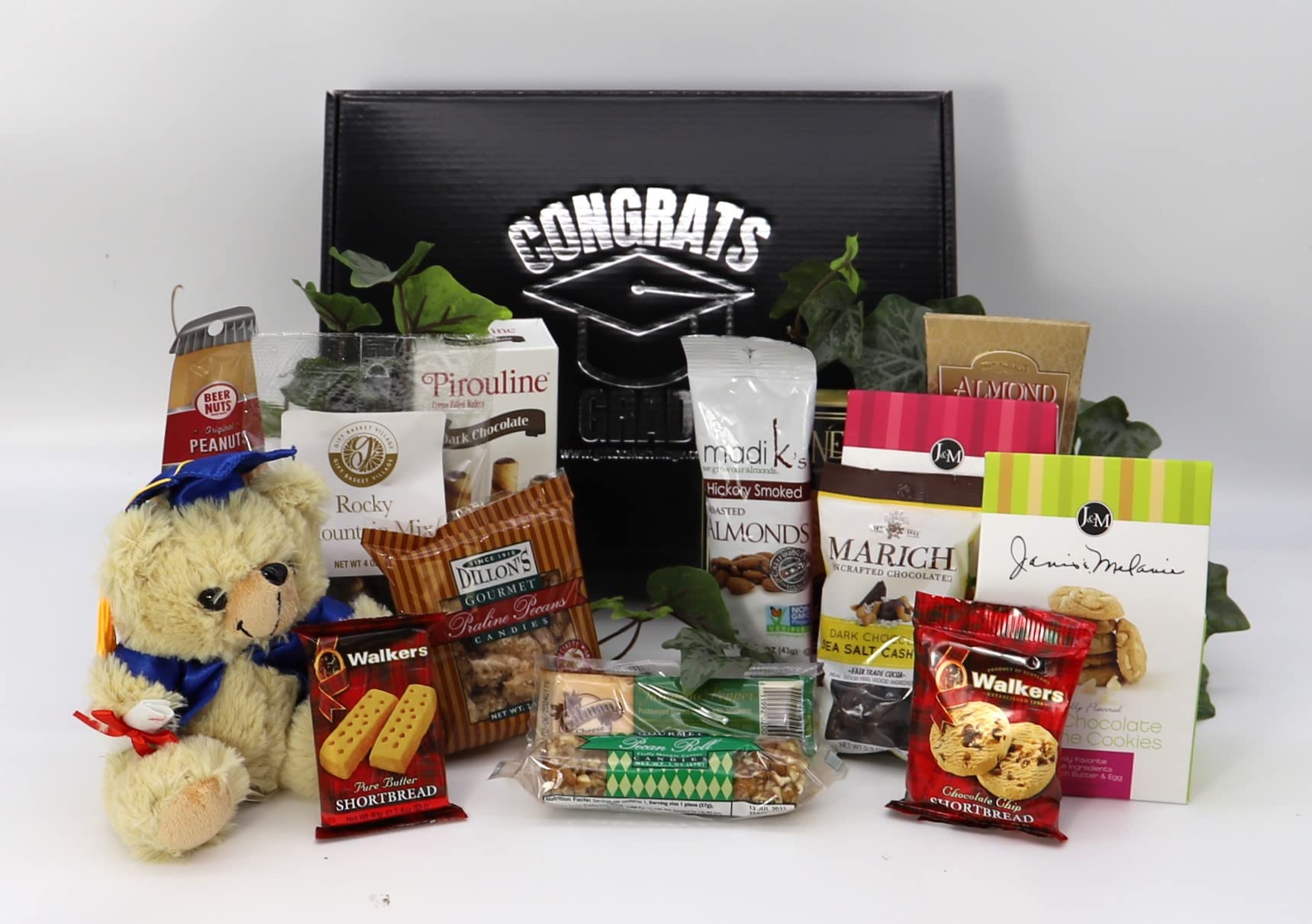 Graduation Gift Basket - Large Congrats Grad Gift Box with Premium Treats & Snacks - Perfect for Graduation Parties & Celebrations