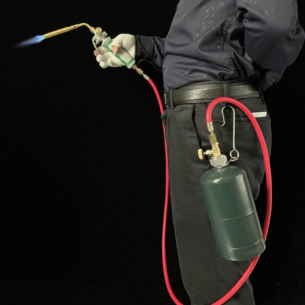 Professional Welding Torch Kit with 1.5m Hose - Compatible with MAPP Gas Cylinders for Metal Fabrication, DIY Projects & Home Repairs