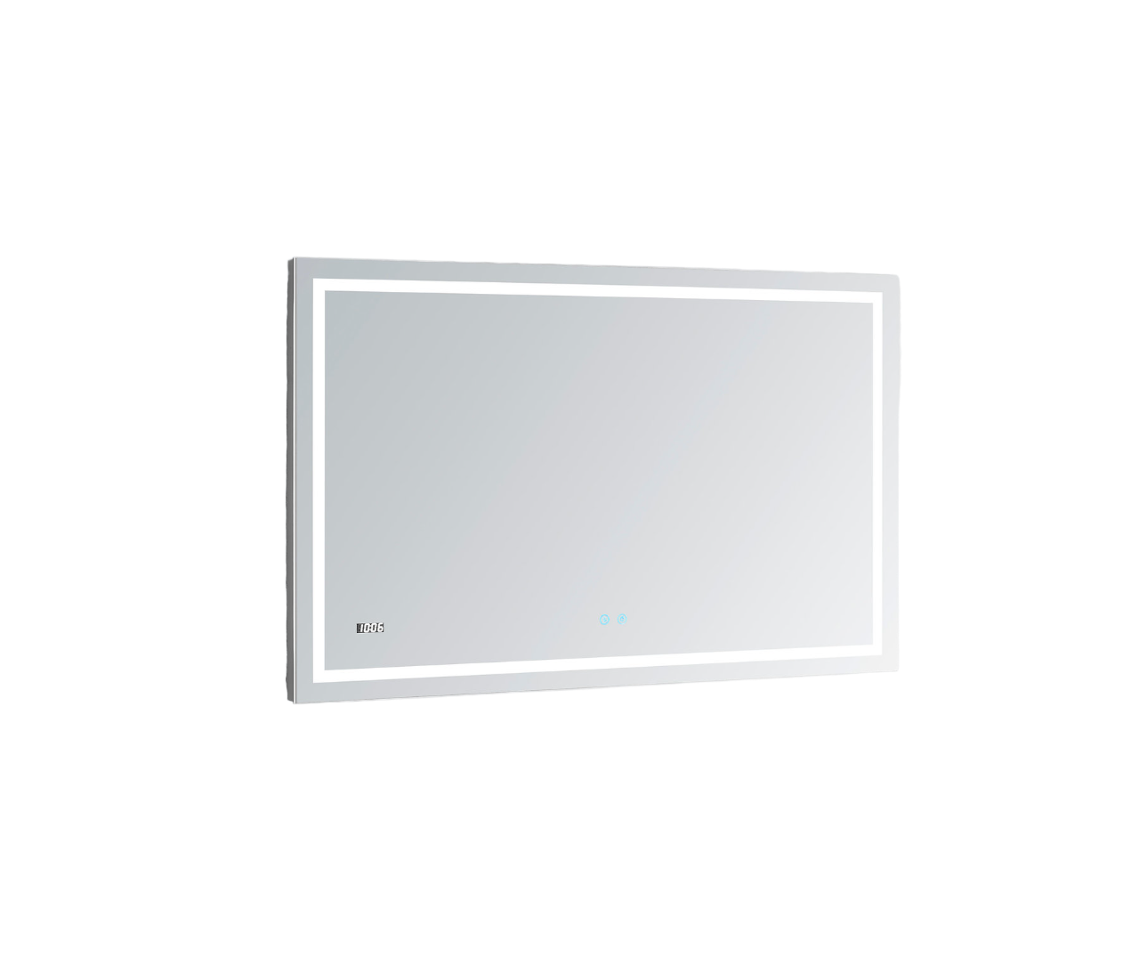 Aquadom Daytona 40x36 Inch LED Lighted Bathroom Mirror with Anti-Fog - Modern Vanity Mirror for Makeup, Shaving & Home Decor (Bathroom, Bedroom, Dressing Room)