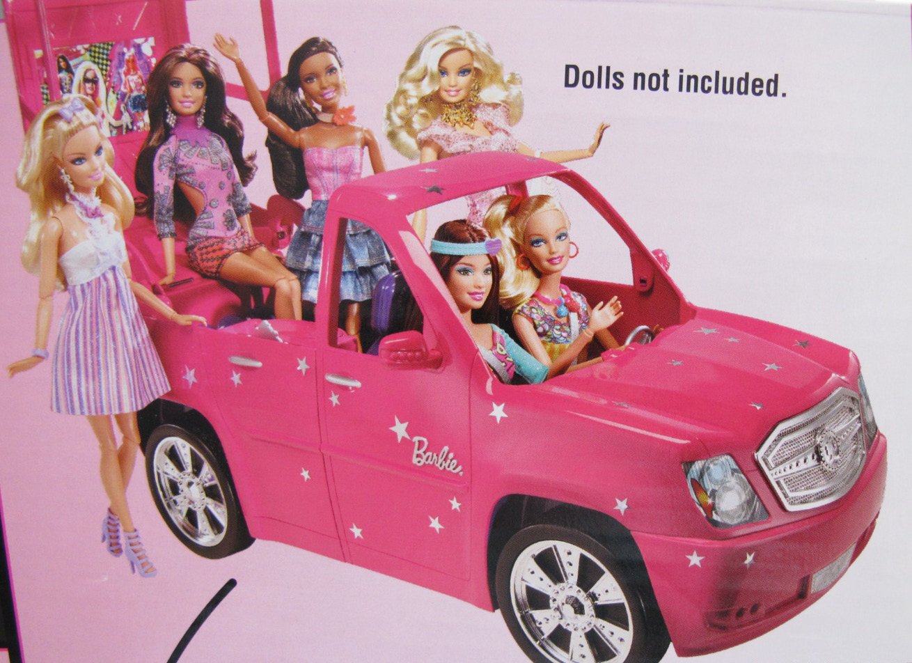 Barbie Fashionistas Ultimate Expandable Limo Limousine Toy with Vanity, Pop-Up Mirror & Accessories - Perfect for Pretend Play & Doll Collectors (2010)