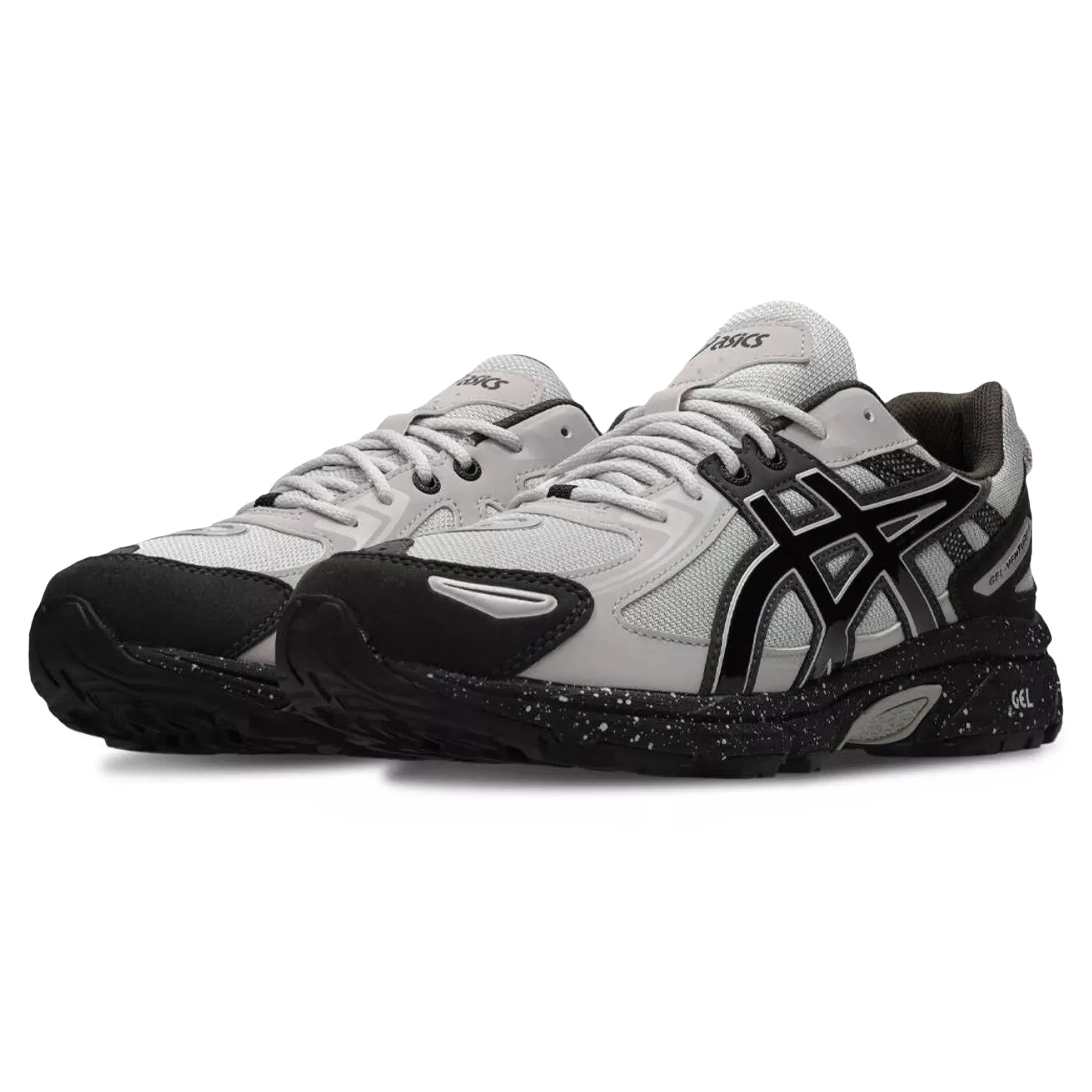 ASICS Gel Venture 6 Running Shoes for Men - Lightweight Trail Running Sneakers with GEL Cushioning (Glacier Grey/Black) - Perfect for Hiking, Jogging & Outdoor Activities