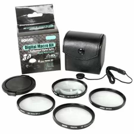 Bower 67mm Digital Macro Lens Kit - 6 Piece Set for DSLR & Mirrorless Cameras | Close-Up Photography, Jewelry, Flowers & Small Object Shooting