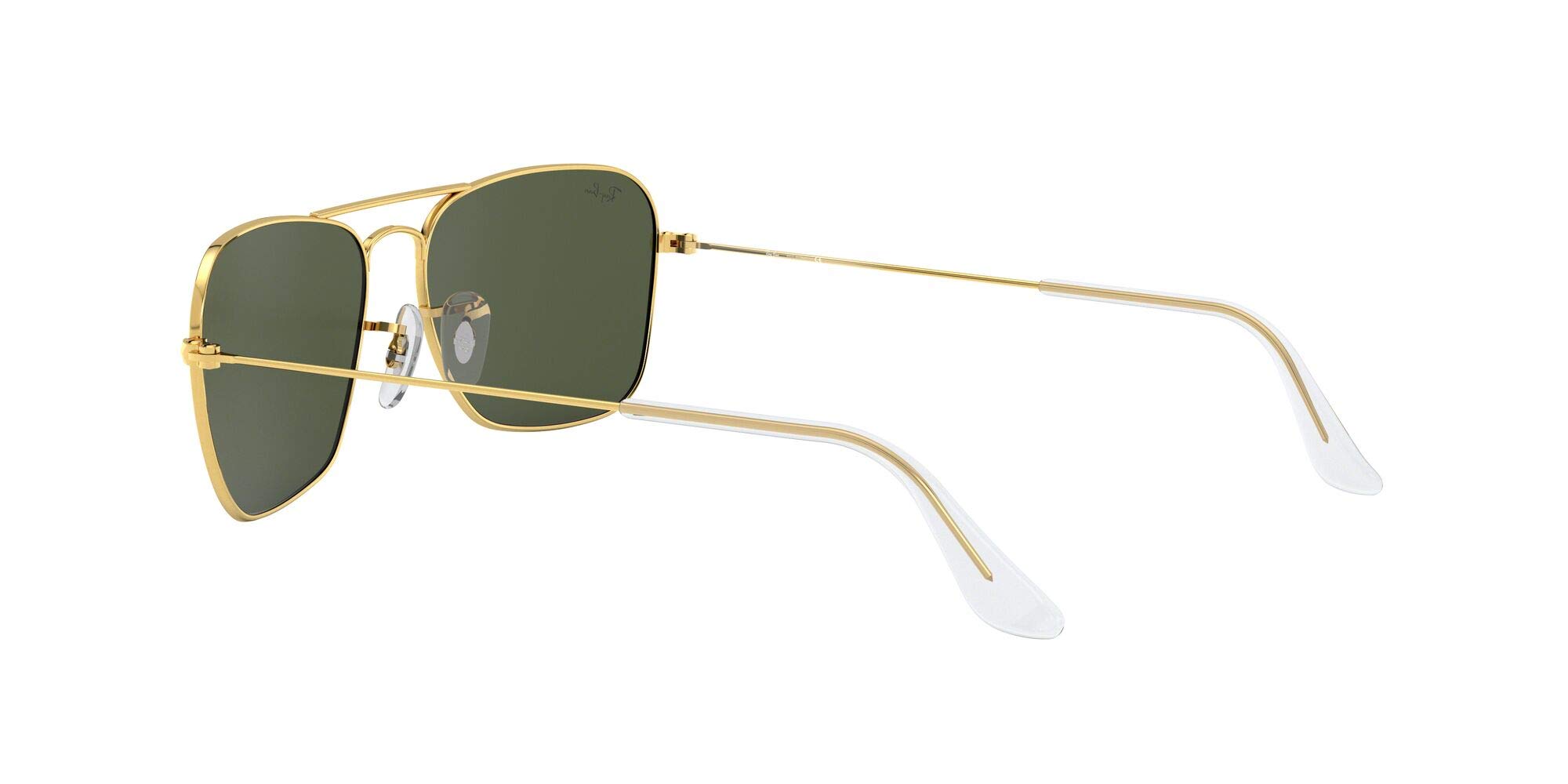Ray-Ban RB3136 Caravan Square Polarized Sunglasses for Men & Women - Classic Aviator Style, UV Protection, Fashion Outdoor Accessories for Driving, Beach & Travel