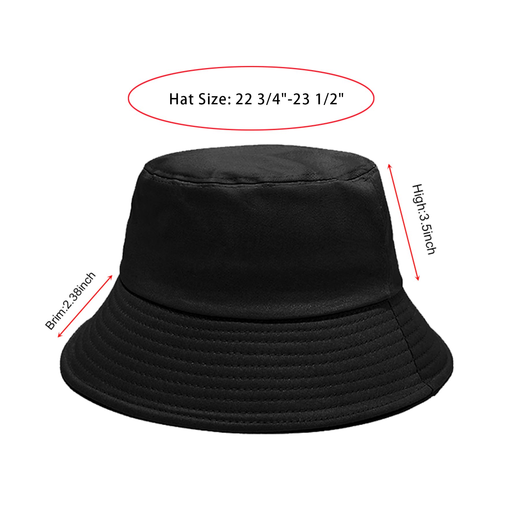 PFFY Cotton Bucket Hat for Women & Men - Breathable Summer Sun Hat for Beach, Fishing, and Outdoor Activities