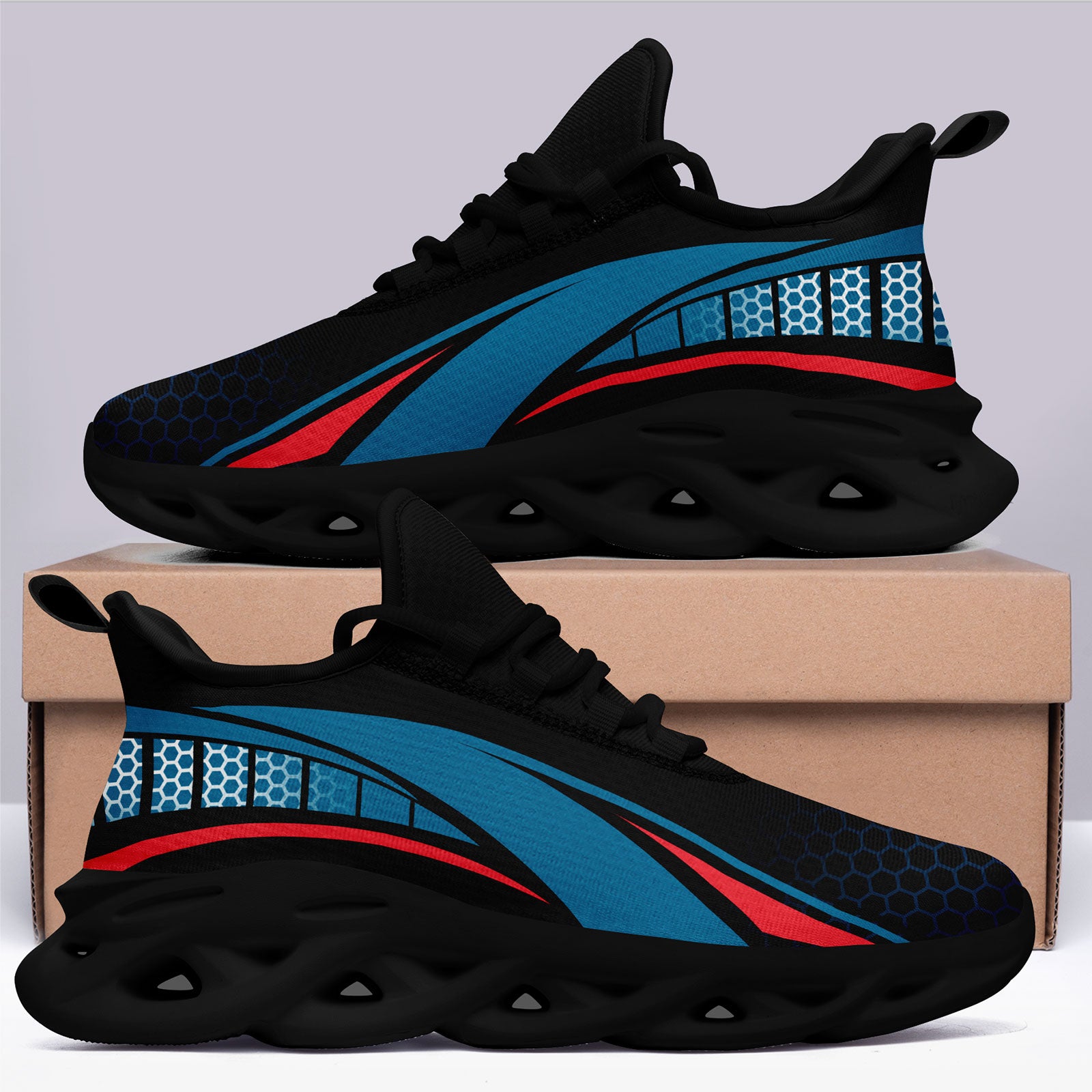 Custom Maxsoul Personalized Sneakers for Men & Women - Lightweight Comfortable Walking Shoes FN003 E025022 (Size 16) - Perfect for Running, Gym Workouts & Casual Wear