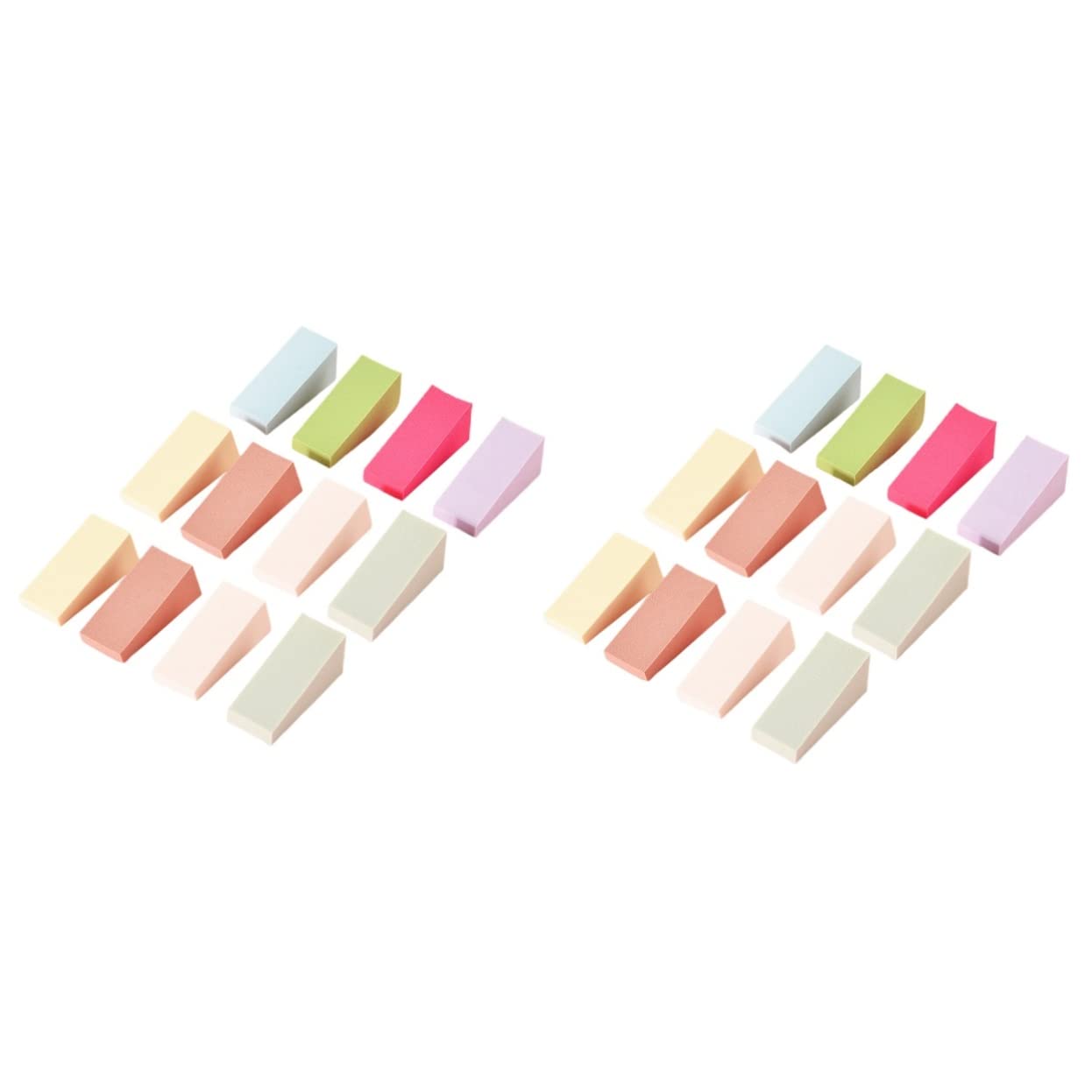 48 Pcs Nail Gradient Sponge Set - Triangle Makeup Puff for Foundation, Blending & Nail Art | DIY Cosmetic Sponges for Professional Makeup & Manicure | Perfect for Salon, Home Use & Beauty Enthusiasts