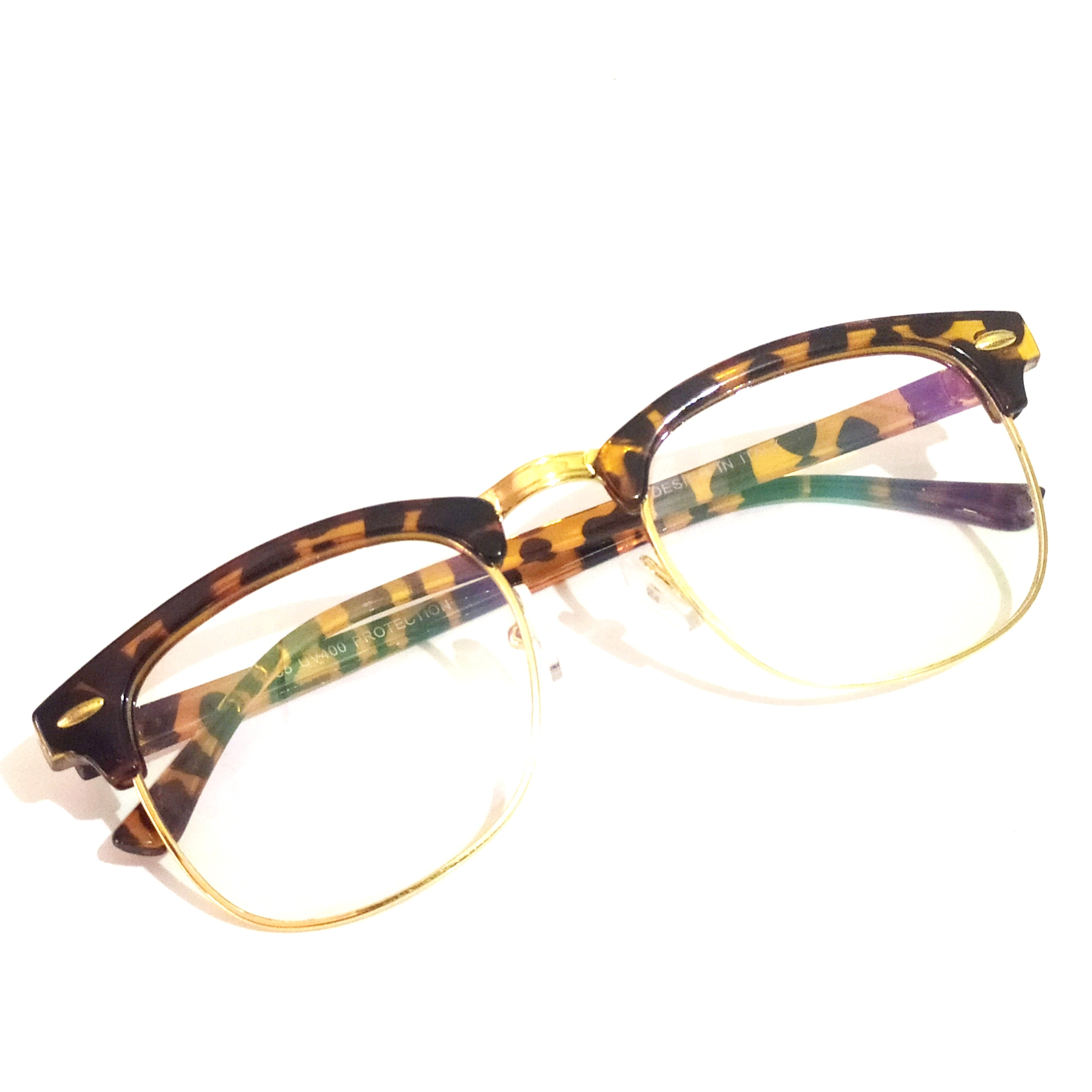 Trendy Zero Power Fashion Glasses for Women & Men - UV Protection, Lightweight & Comfortable - Perfect for Daily Wear, Reading & Outdoor Activities