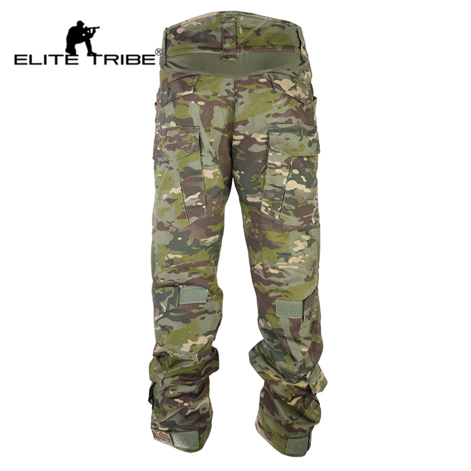 Emerson Airsoft Tactical Combat Pants - Military BDU Gen3 Camo Pants with Knee Pads (Multicam Tropic) for Airsoft, Hunting & Outdoor Adventures