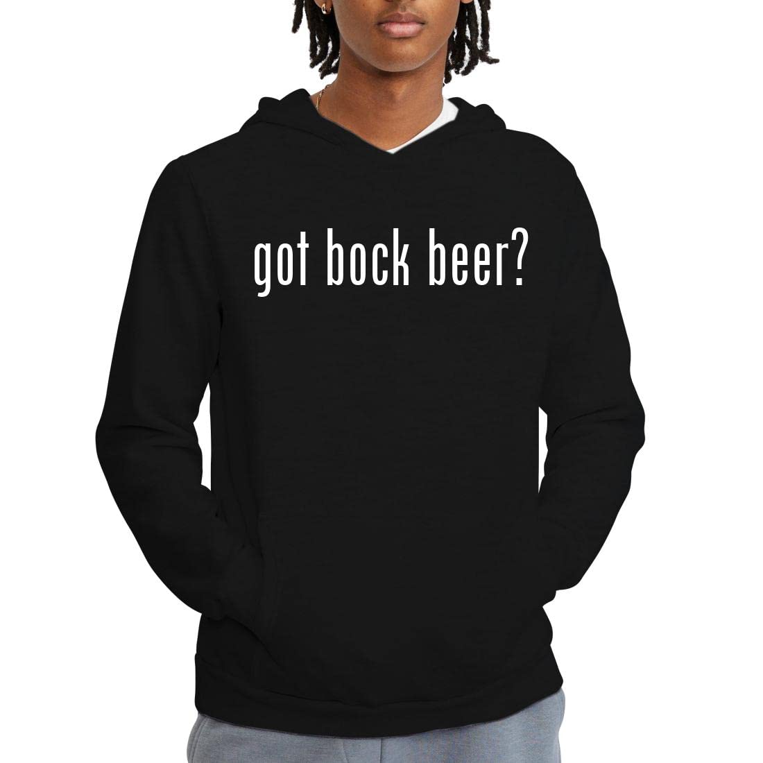 Got Bock Beer? Men's Casual Hoodie Sweatshirt - Comfortable Pullover for Pub Nights, Sports Events & Outdoor Activities