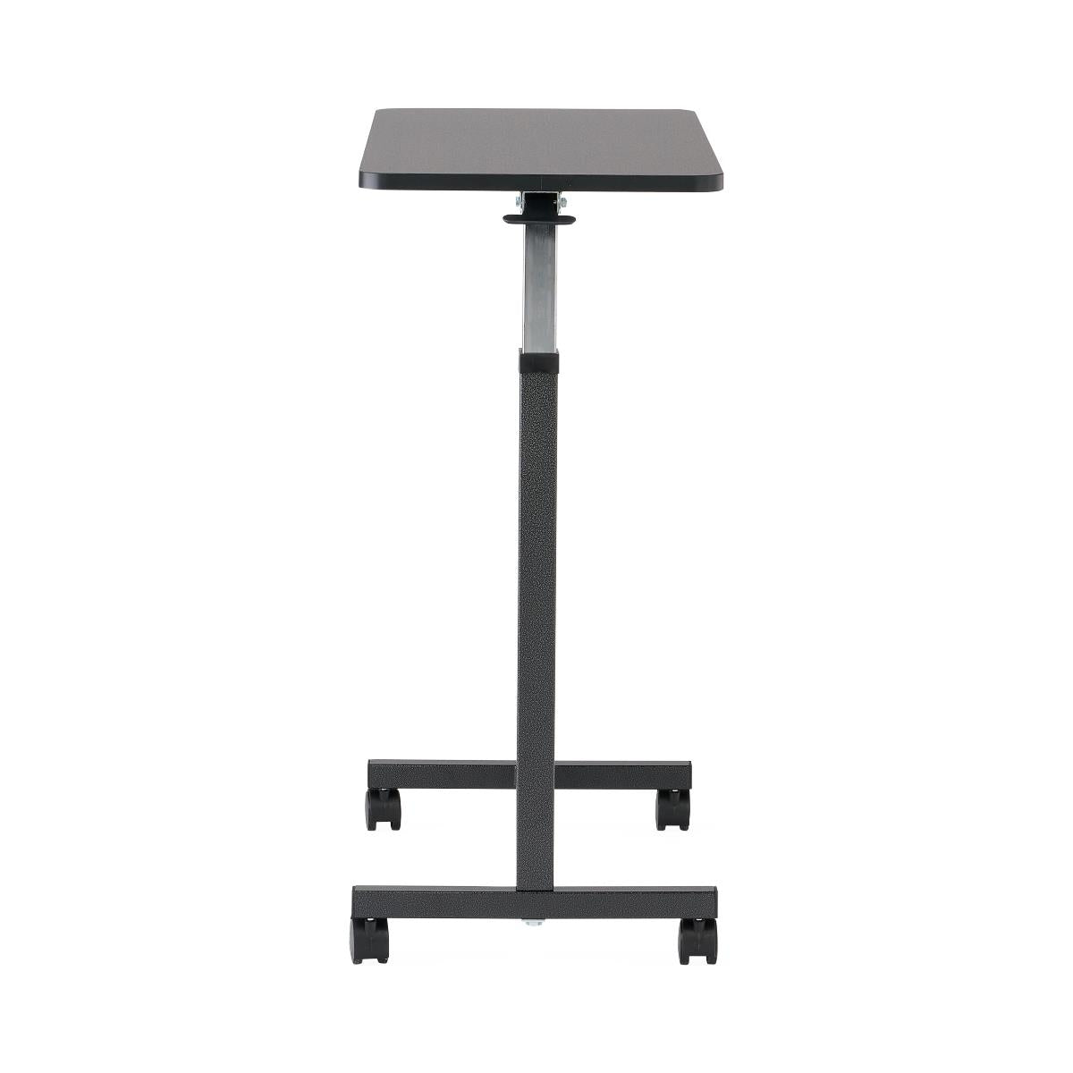 Medline Adjustable Overbed Table with Wheels - Portable Hospital Bed Tray for Eating, Working, Reading - Ideal for Home, Hospital, and Nursing Care Use