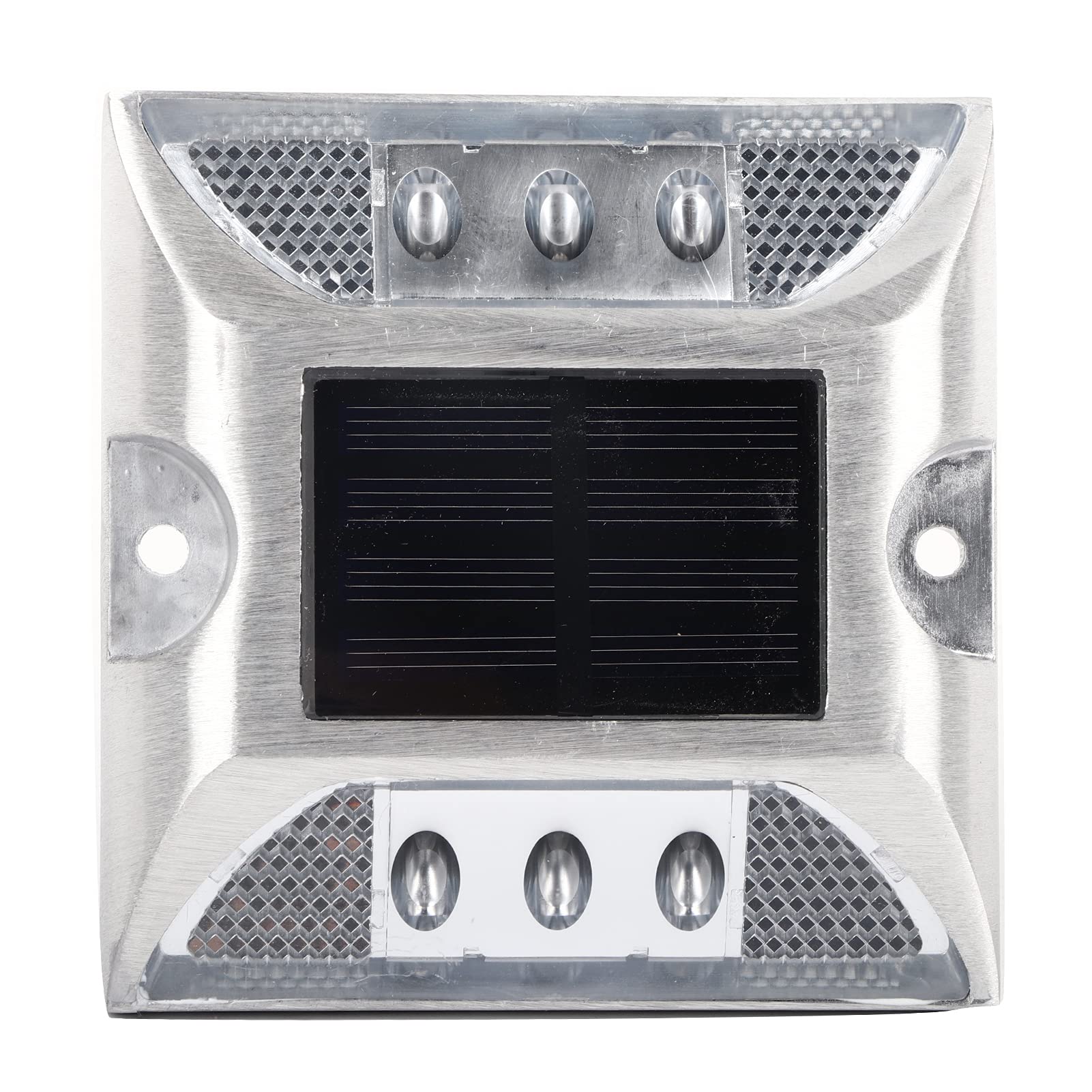 Leapiture 6-Pack Solar LED Ground Marker Lights - Waterproof Outdoor Driveway, Pathway & Tunnel Lighting for Gardens, Walkways & Roads - Solar Powered Landscape & Safety Lights for Night Visibility