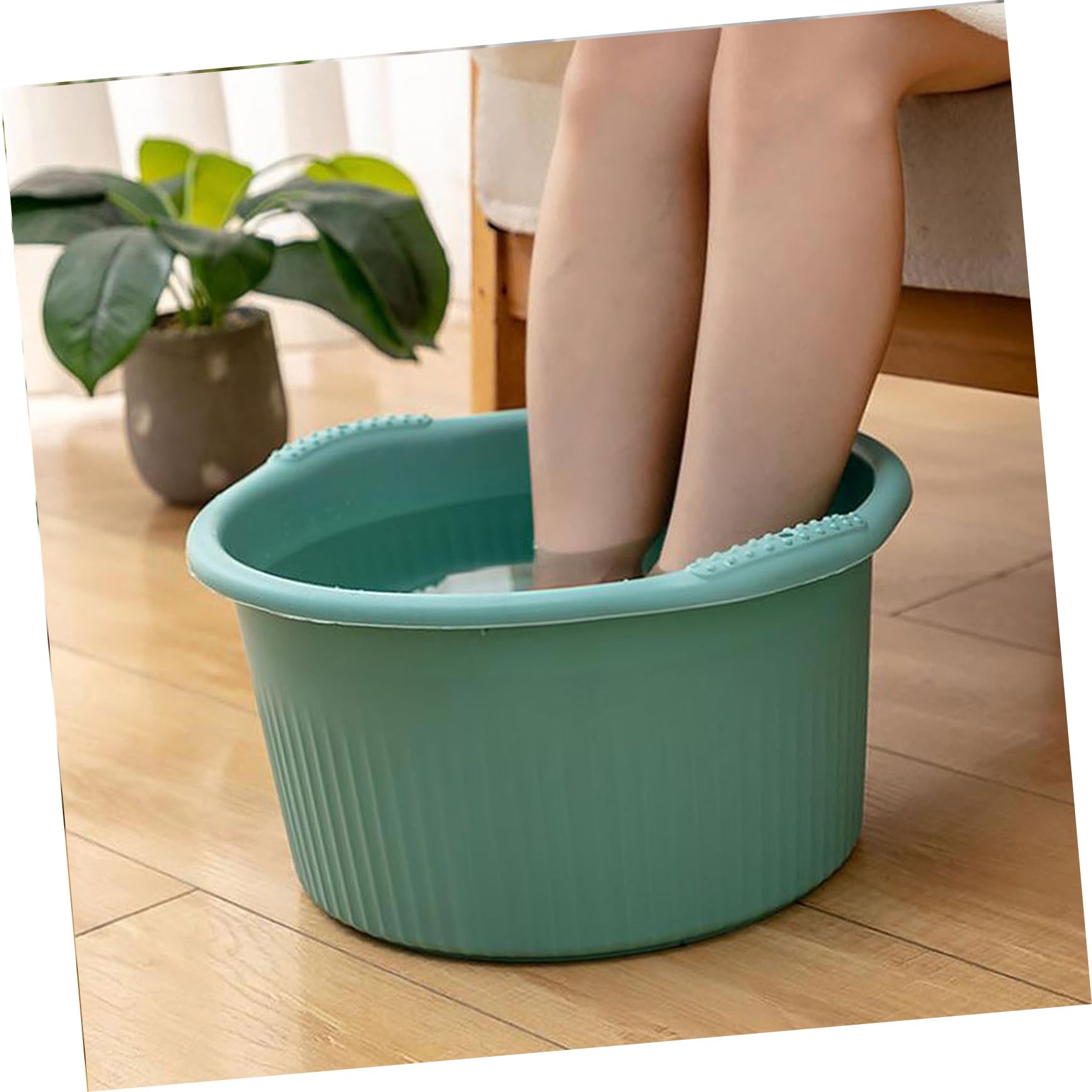 Beaupretty Reusable Foot Soaking Basin - Portable Foot Spa Bath for Relaxation & Comfort - Perfect for Home Pedicure, Post-Workout Recovery & Stress Relief