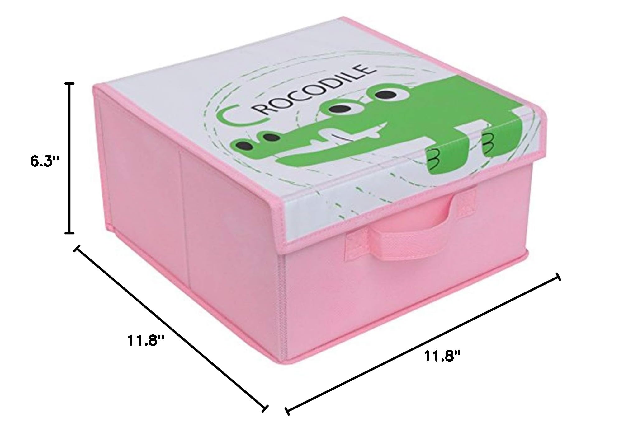 Kids Safari Crocodile Treasure Box - Durable Storage for Toys & Collectibles - Perfect for Bedroom, Playroom & Travel Organization