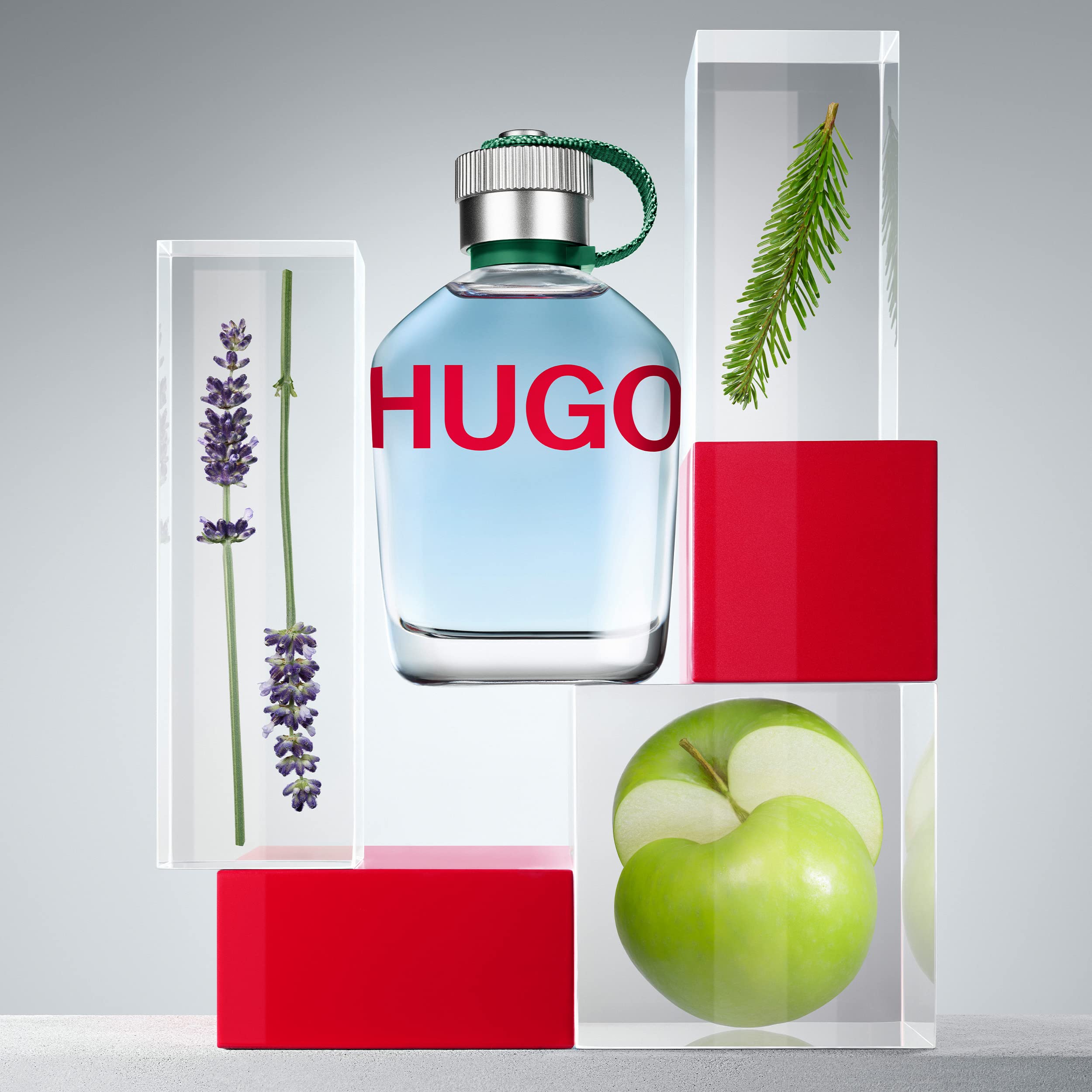 Hugo Boss Hugo Man Eau de Toilette for Men - Aromatic Fougère Cologne with Green Apple & Fir Balsam Notes - Long Lasting Fragrance Spray - Perfect for Date Night, Office & Special Occasions