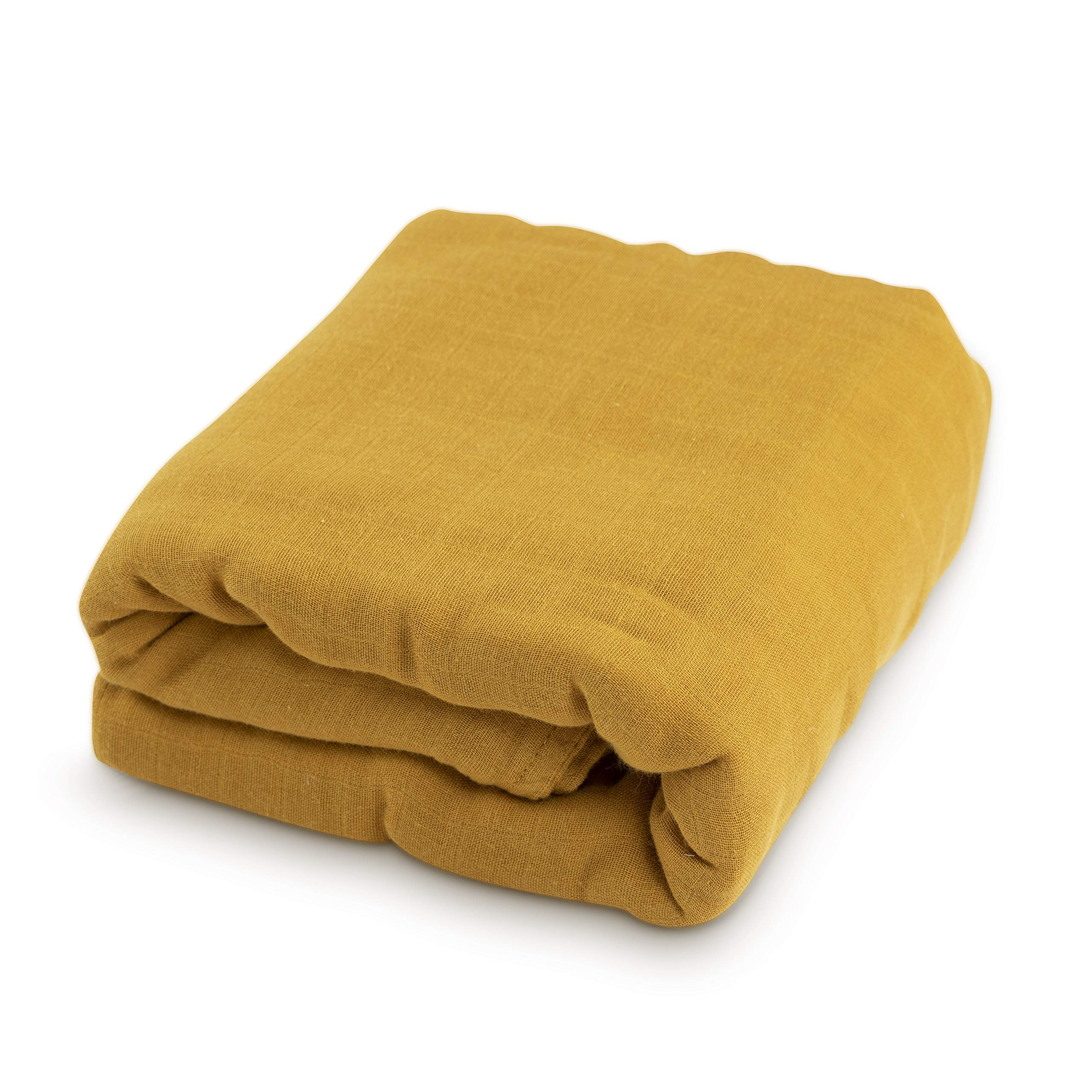 Natemia Organic Muslin Baby Blanket - Soft, Breathable & Unisex Swaddle Blanket for Newborns, Girls & Boys | 47