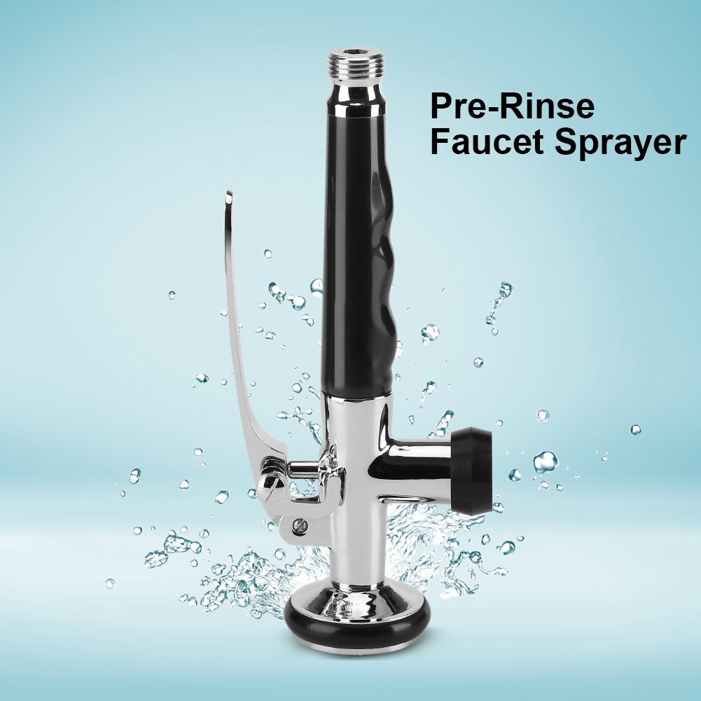 Extendable Pull Down Kitchen Faucet with Spray Head - High Pressure Swivel Sink Tap for Pre-Rinse & Dish Washing | Perfect for Modern Kitchens & Food Prep Stations
