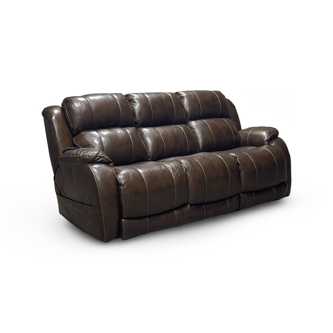Andrew Genuine Leather Power Reclining Sofa Set - 3-Piece Living Room Sectional with USB Charging | Perfect for Home Theater, Family Gatherings & Relaxation