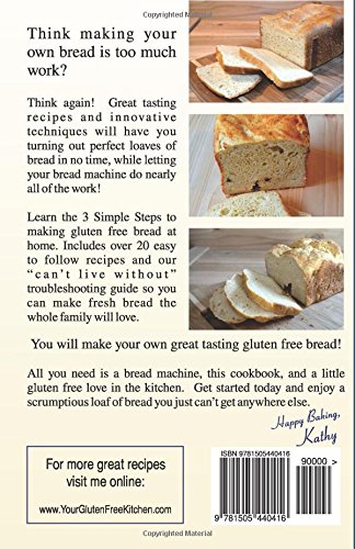 Gluten-Free Bread Machine Cookbook: Easy Recipes for Homemade Gluten-Free Bread - Perfect for Celiac Diet & Healthy Baking at Home