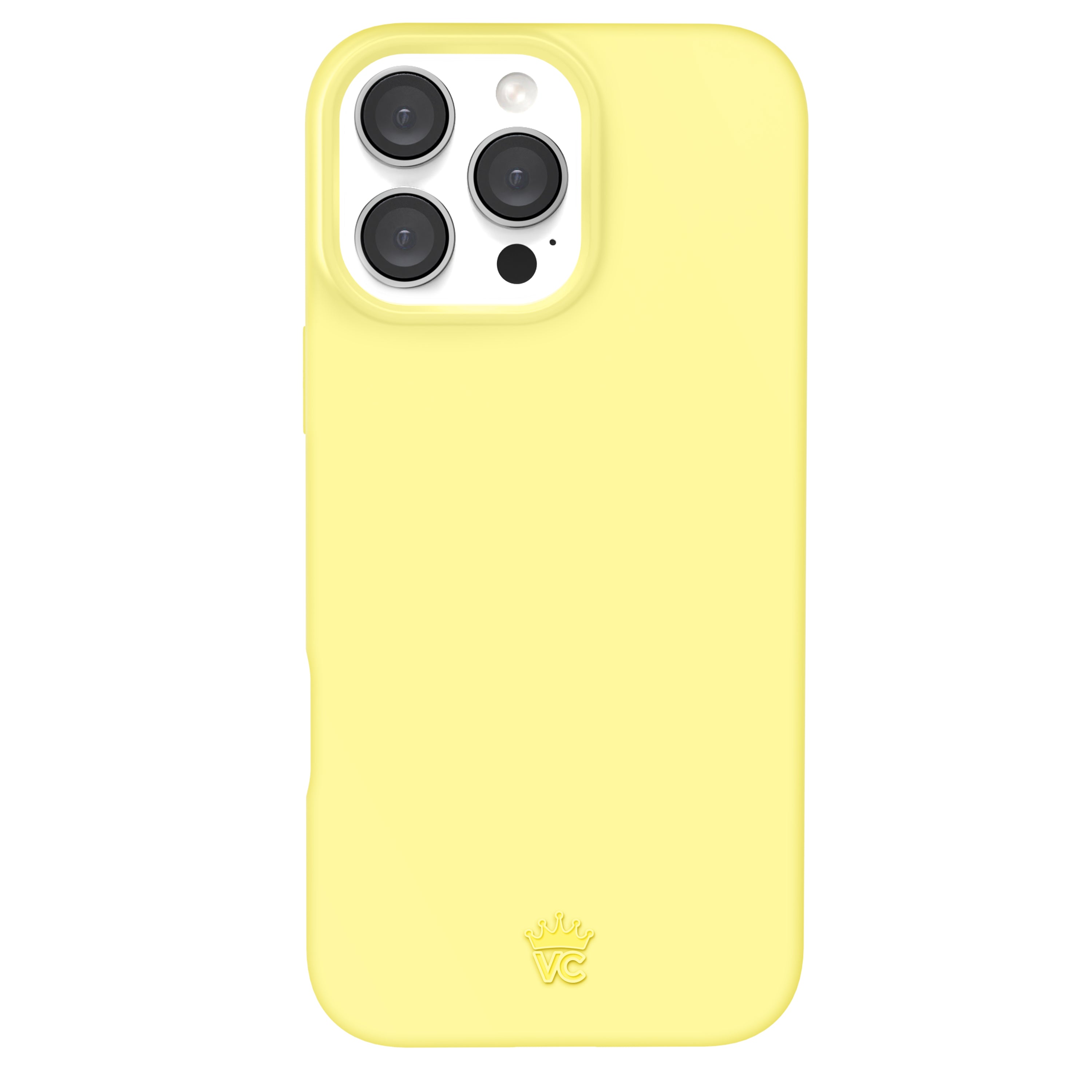 Butter Yellow iPhone Case - Soft Silicone Protective Cover for iPhone 13/14/15 - Slim Fit Shockproof Phone Case for Everyday Use & Travel