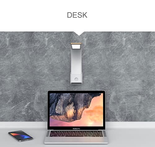 Mark Wireless LED Desk Lamp - 360° Adjustable, Portable & Foldable USB Rechargeable Lamp with 40H Runtime, Touch Control, 6 Brightness Levels & 3 Light Modes (Gold) | Perfect for Home Office, Study, Reading, Nightstand & Dorm Room Lighting