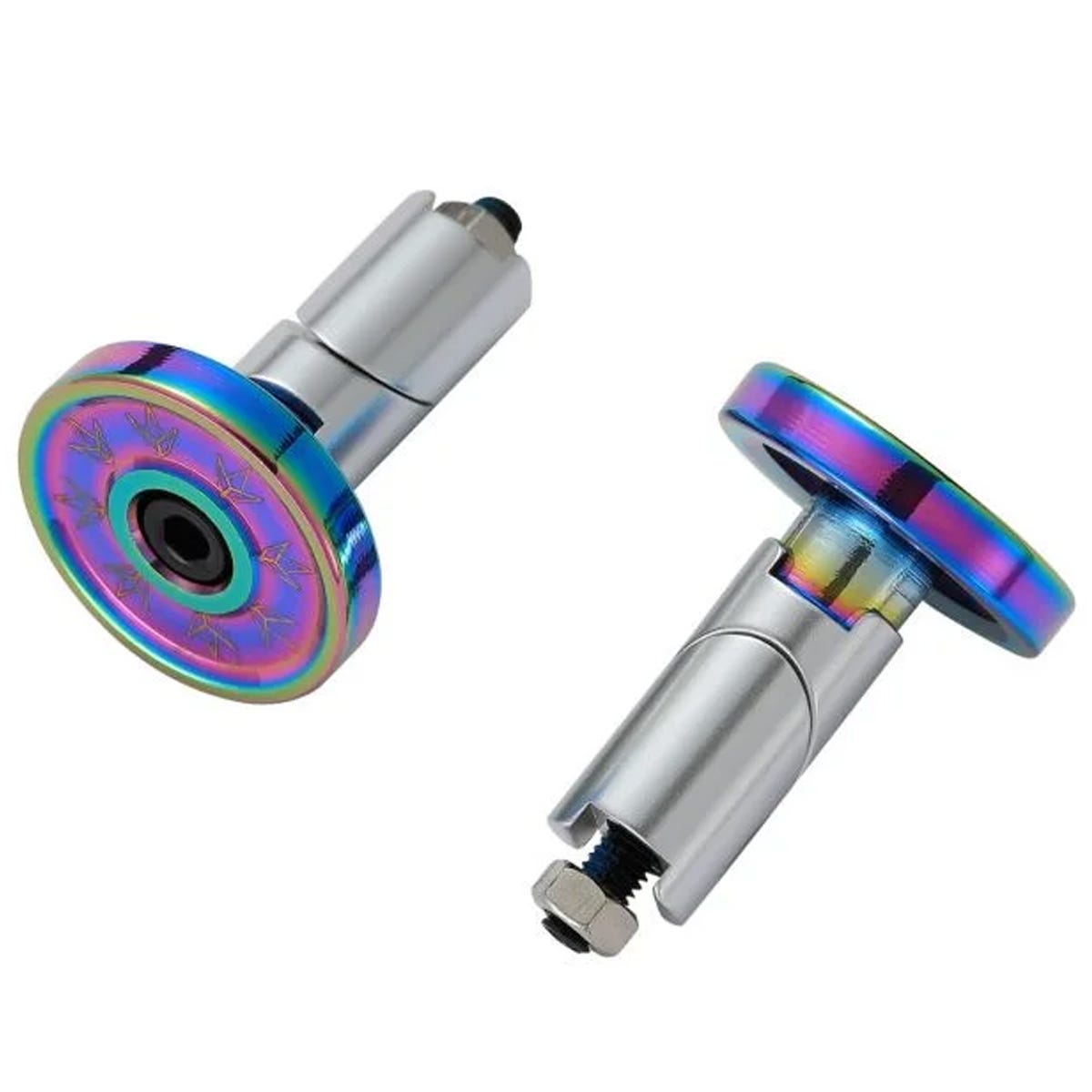 Premium Envy Aluminum Bar Ends - Lightweight & Durable Bike Handlebar Accessories for Mountain & Road Bicycles - Perfect for Commuting, Racing & Off-Road Adventures