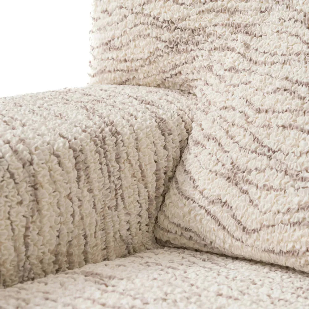 Microfiber Printed Armchair Slipcover - Stretchable Furniture Protector for Living Room, Bedroom & Office - Easy Washable Sofa Cover for Home Decor