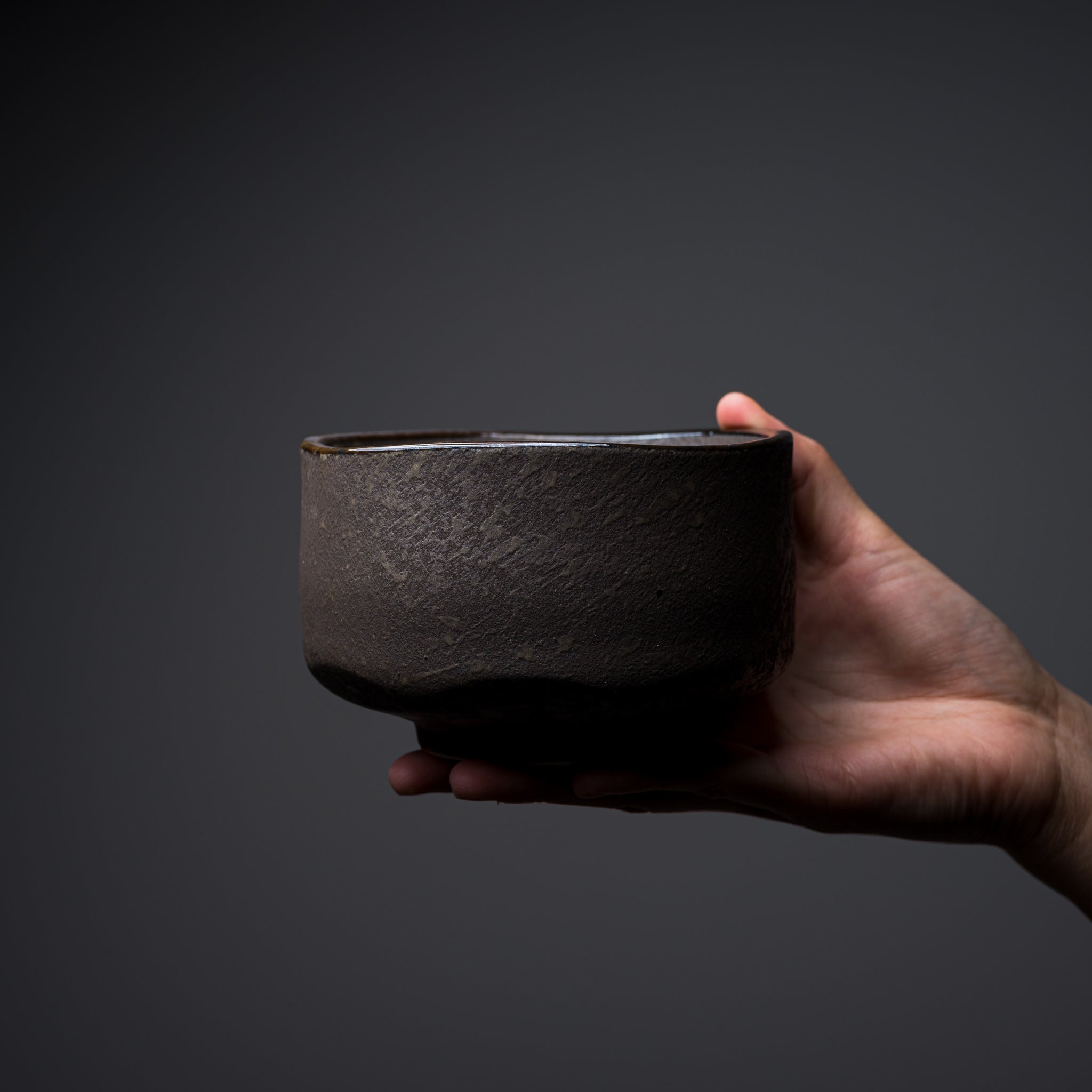 Premium Matcha Bowl Set - Handcrafted Charcoal Whisper Ceramic Tea Cup for Japanese Tea Ceremony | Authentic Chawan for Matcha Green Tea Preparation | Perfect for Zen Meditation, Home Tea Rituals & Gift Giving