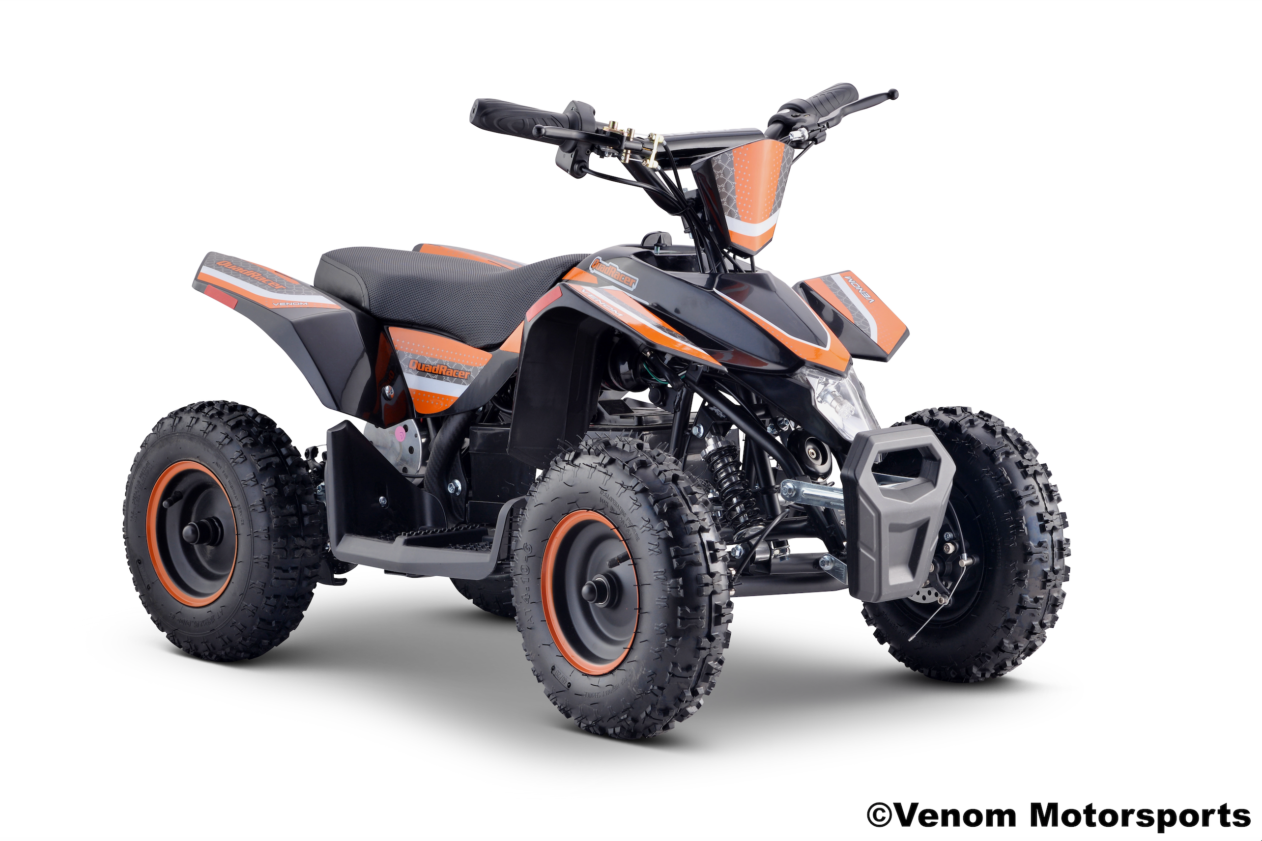 Venom Quad Racer Electric Mini ATV - 1000W 36V Power for Kids & Adults | Off-Road Adventure, Backyard Fun & Trail Riding