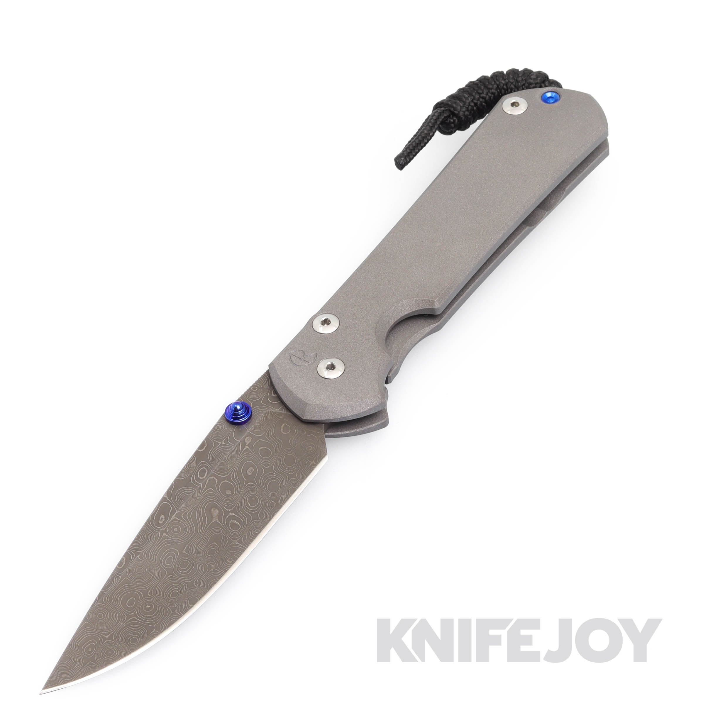 Chris Reeve Knives Large Sebenza 31 Plain Raindrop Damascus Folding Pocket Knife - Premium EDC for Outdoor, Camping & Everyday Carry